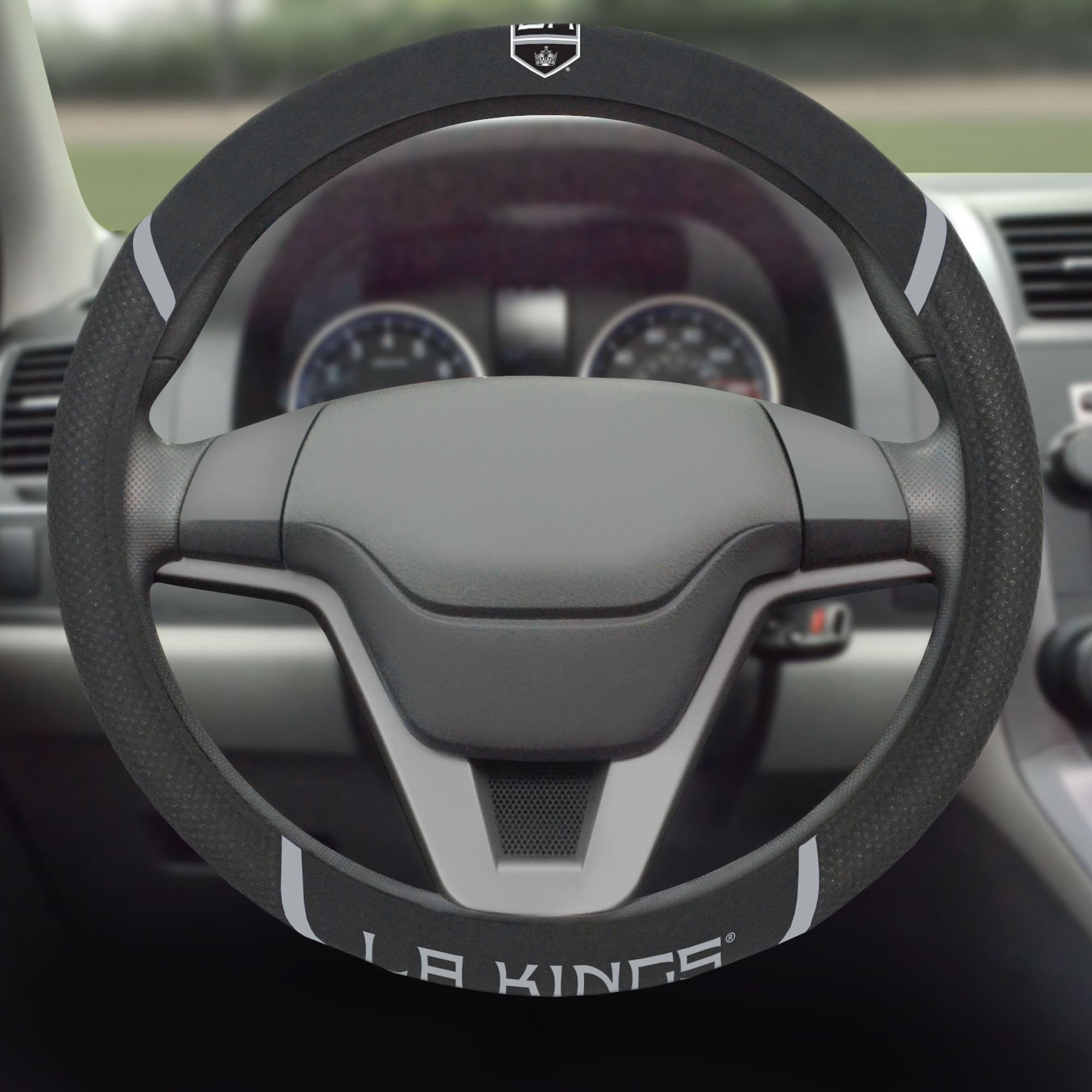 NHL - Los Angeles Kings Steering Wheel Cover - Sports Gifts, Sports Memorabilia, Sports Collectibles, Fan Shop