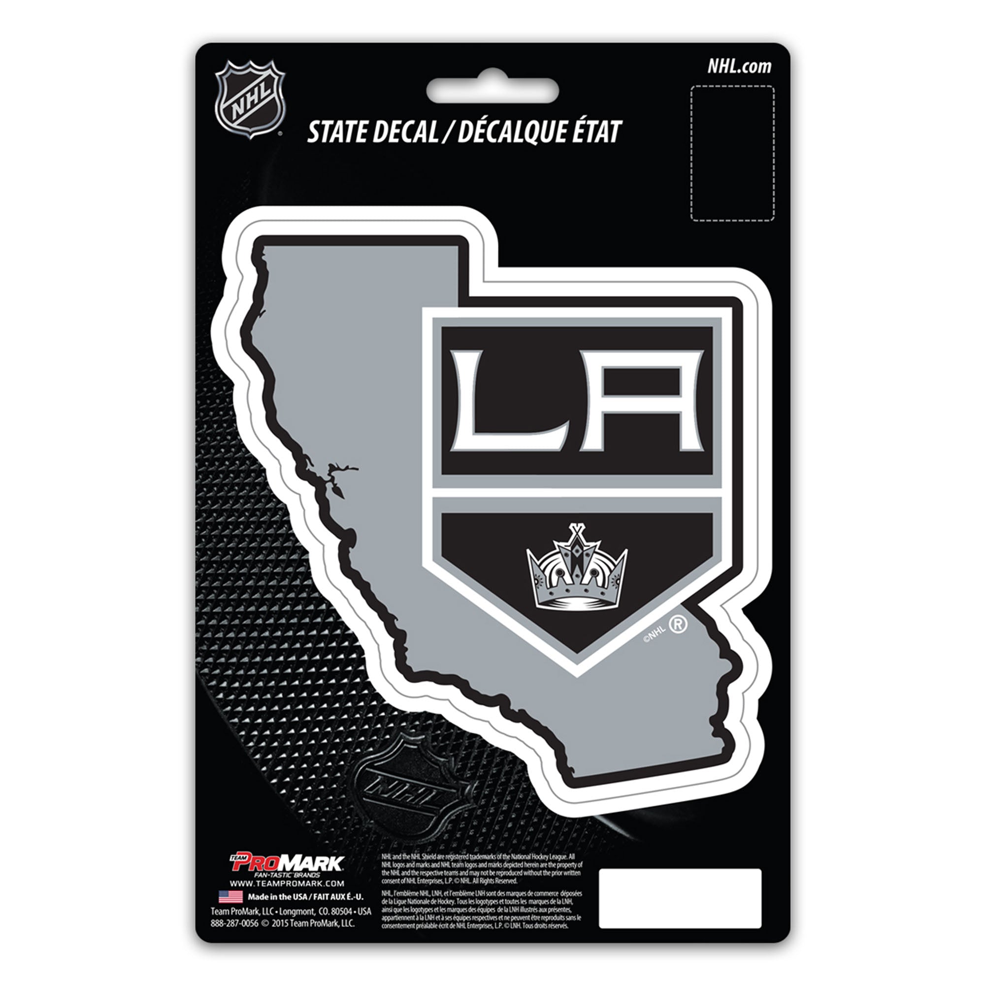 NHL - Los Angeles Kings State Shape Decal