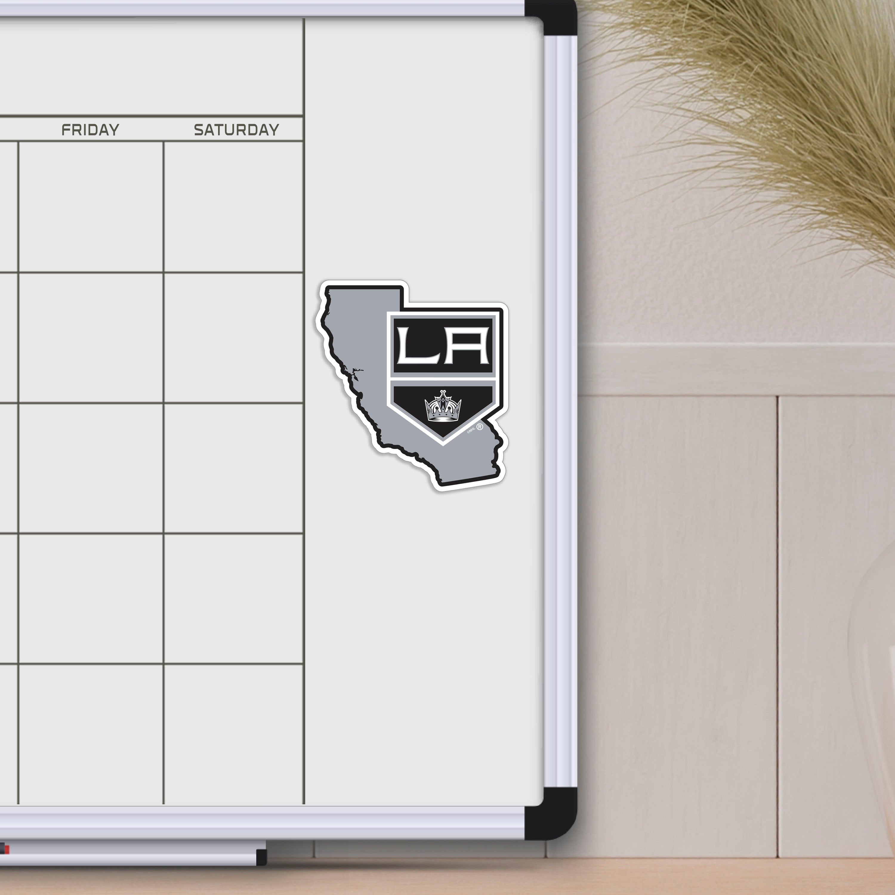 NHL - Los Angeles Kings State Shape Decal - Sports Gifts, Sports Memorabilia, Sports Collectibles, Fan Shop