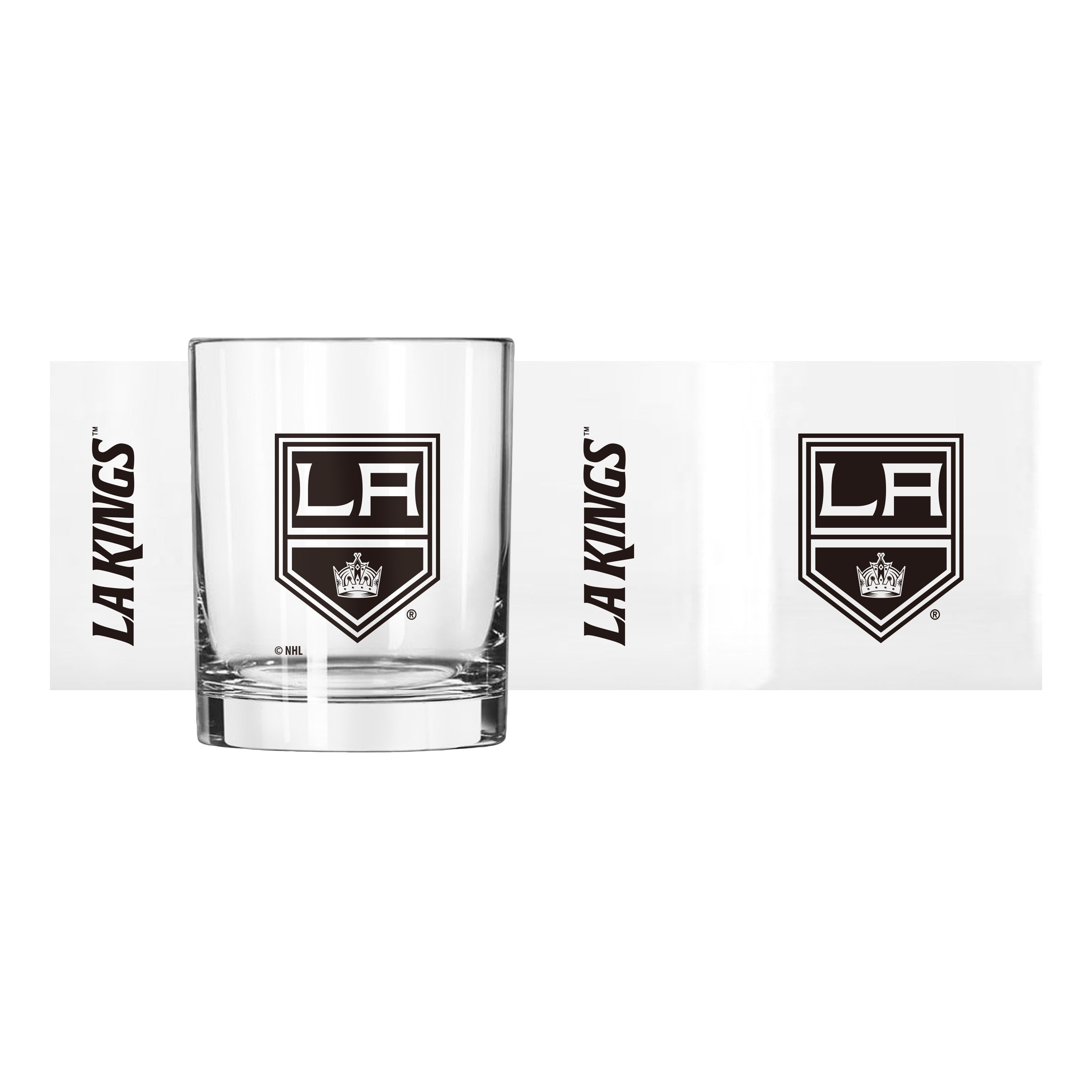 Los Angeles Kings 14oz Gameday Rocks Glass - Sports Gifts, Sports Memorabilia, Sports Collectibles, Fan Shop