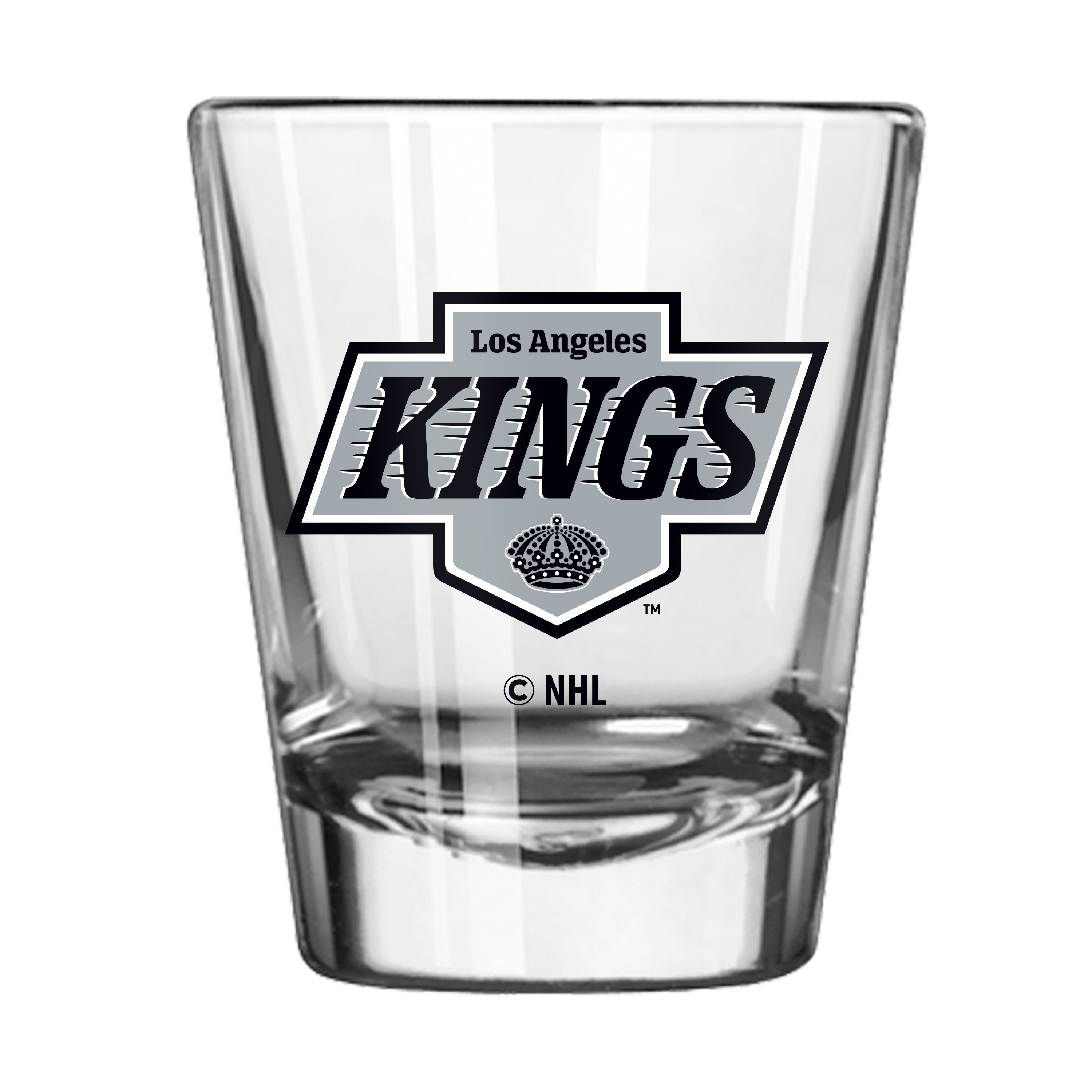 Los Angeles Kings 2oz Gameday Shot Glass - Sports Gifts, Sports Memorabilia, Sports Collectibles, Fan Shop