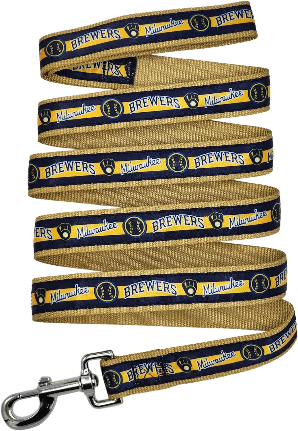 Milwaukee Brewers Satin Leash - Sports Collectibles, Sports Memorabilia, Sports Fan Shop, Sports Gifts
