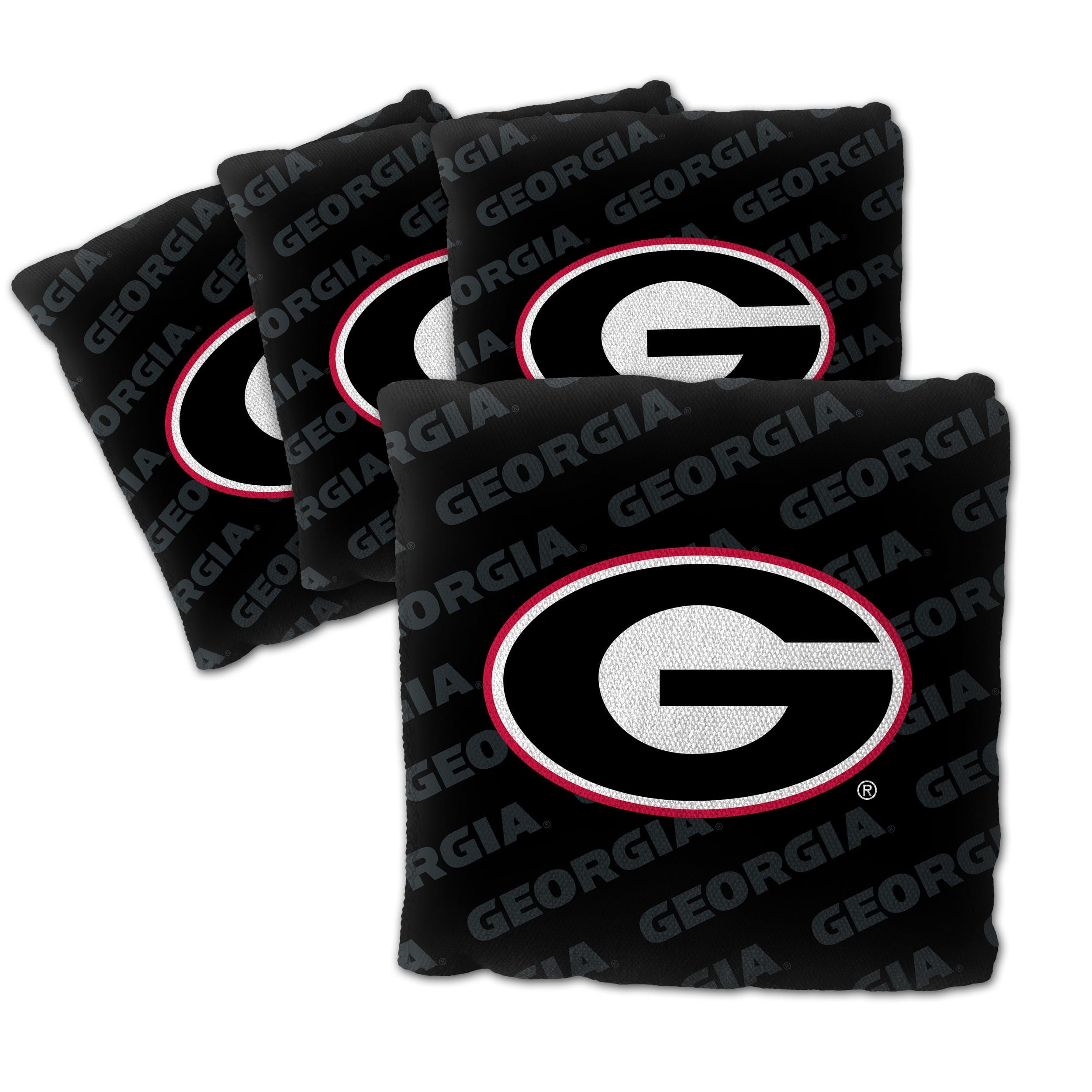 YouTheFan NCAA Georgia Bulldogs - Cornhole Bags - 4PK - Black - Sports Collectibles, Sports Memorabilia, Sports Fan Shop, Sports Gifts
