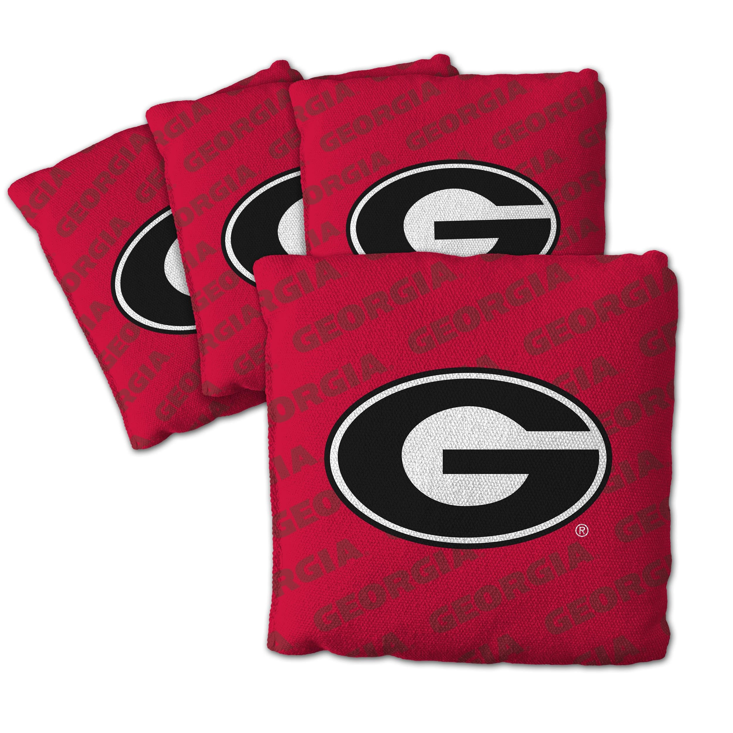YouTheFan NCAA Georgia Bulldogs - Cornhole Bags - 4PK - Red - Sports Collectibles, Sports Memorabilia, Sports Fan Shop, Sports Gifts