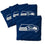 YouTheFan NFL Seattle Seahawks Cornhole Bags - 4PK - Blue - Sports Collectibles, Sports Memorabilia, Sports Fan Shop, Sports Gifts