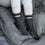 For Bare Feet NHL Vegas Golden Knights 4 Stripe Deuce Crew Sock Team Color MEDIUM - Sports Gifts, Sports Memorabilia, Sports Collectibles, Fan Shop