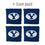 YouTheFan NCAA BYU Cougars Cornhole Bags - 4PK - Blue - Sports Collectibles, Sports Memorabilia, Sports Fan Shop, Sports Gifts