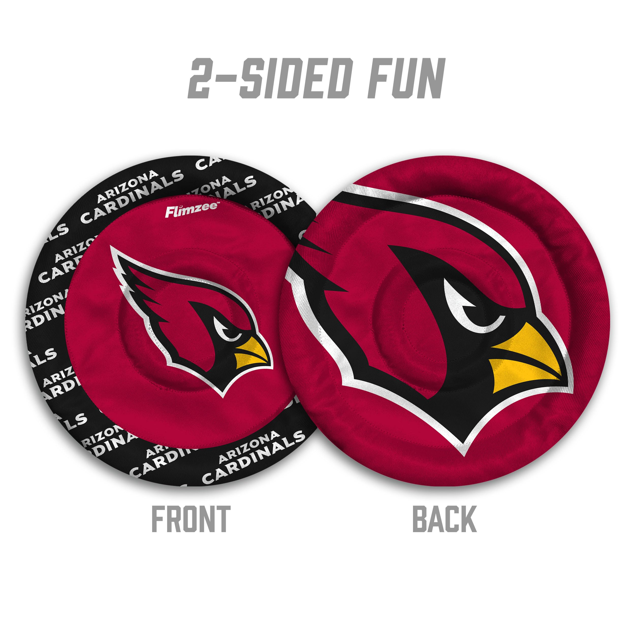 YouTheFan NFL Arizona Cardinals Flimzee Bean-Bag Flying Disc - Sports Collectibles, Sports Memorabilia, Sports Fan Shop, Sports Gifts
