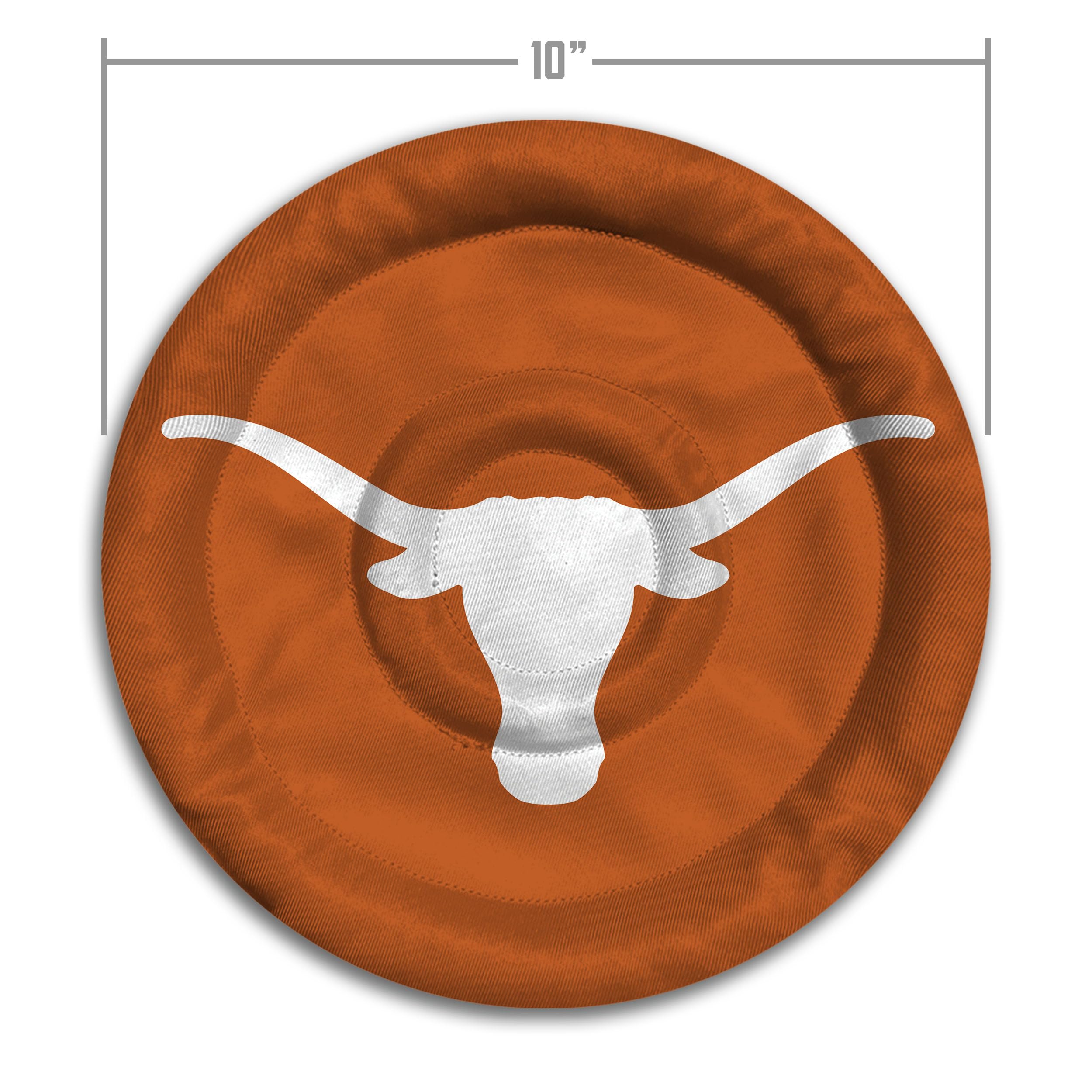 YouTheFan NCAA Texas Longhorns Flimzee Bean-Bag Flying Disc - Sports Collectibles, Sports Memorabilia, Sports Fan Shop, Sports Gifts