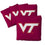 YouTheFan NCAA Virginia Tech Hokies Cornhole Bags - 4PK - Maroon - Sports Collectibles, Sports Memorabilia, Sports Fan Shop, Sports Gifts
