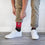 For Bare Feet NFL SAN FRANCISCO 49ERS Elevate Premium Dress Crew Sock Team Color Large - Sports Gifts, Sports Memorabilia, Sports Collectibles, Fan Shop