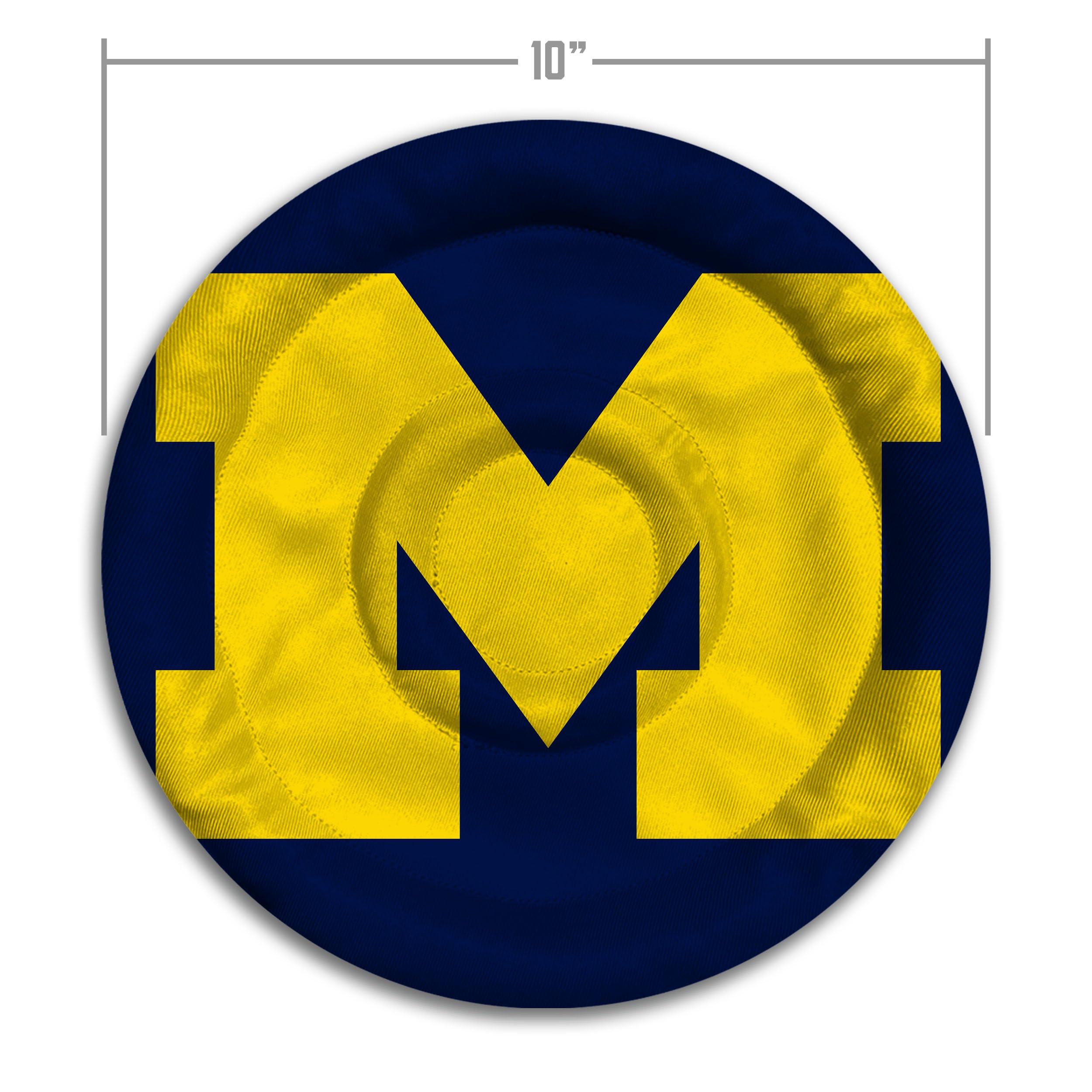 YouTheFan NCAA Michigan Wolverines Flimzee Bean-Bag Flying Disc - Sports Collectibles, Sports Memorabilia, Sports Fan Shop, Sports Gifts