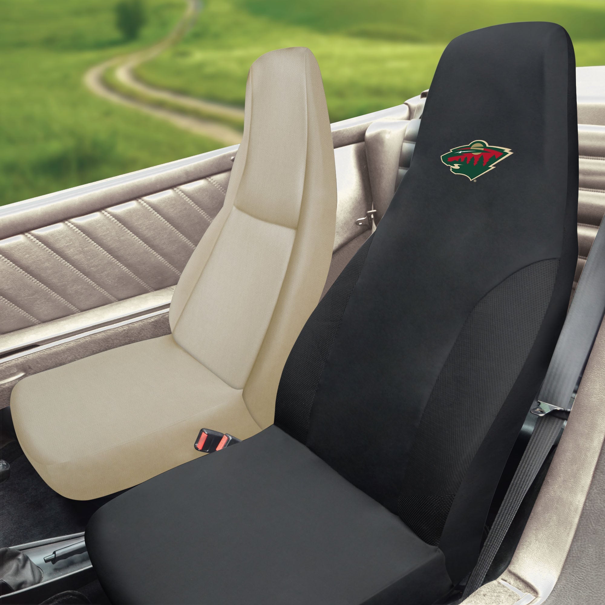NHL - Minnesota Wild Seat Cover - Sports Gifts, Sports Memorabilia, Sports Collectibles, Fan Shop