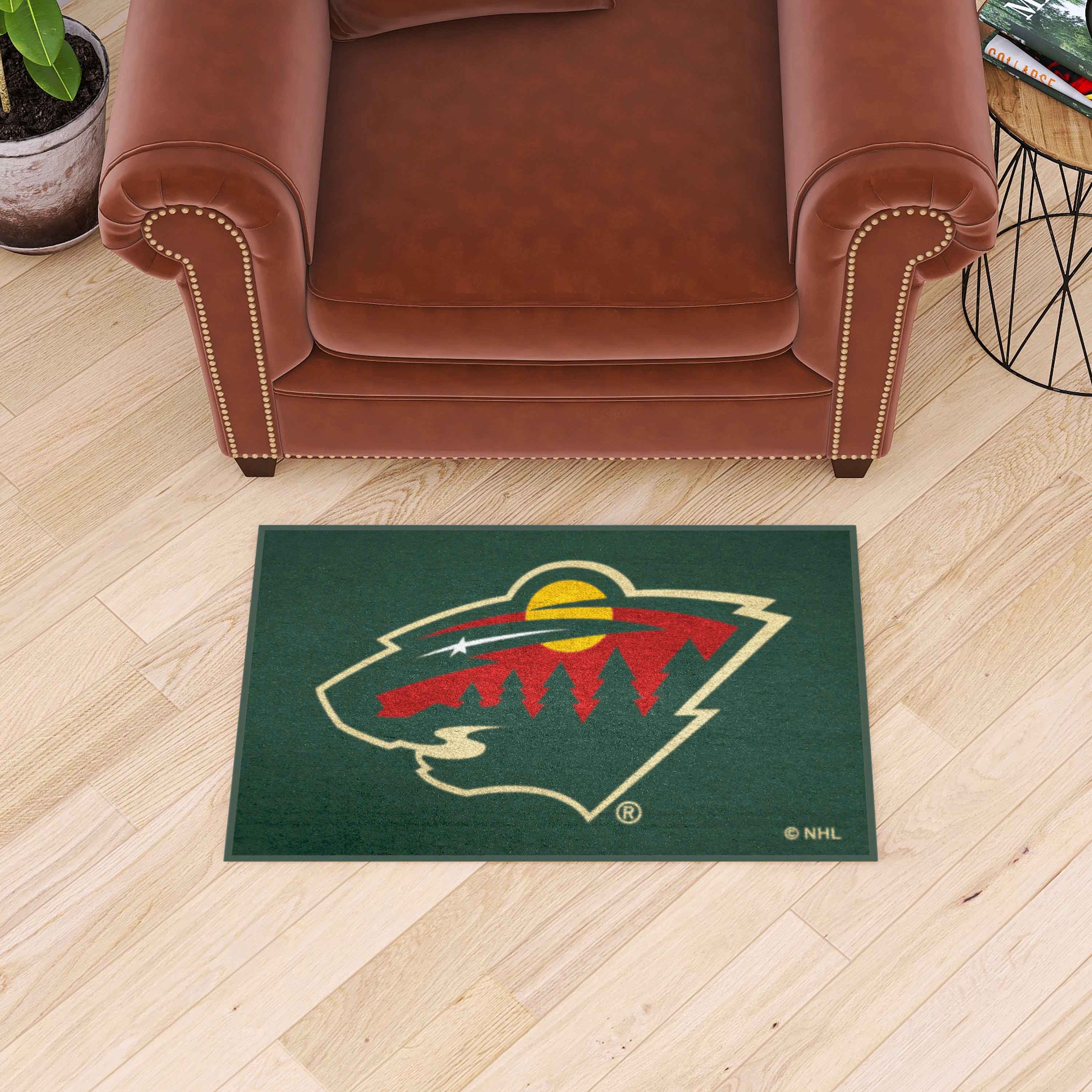 NHL - Minnesota Wild Starter Mat - Sports Gifts, Sports Memorabilia, Sports Collectibles, Fan Shop