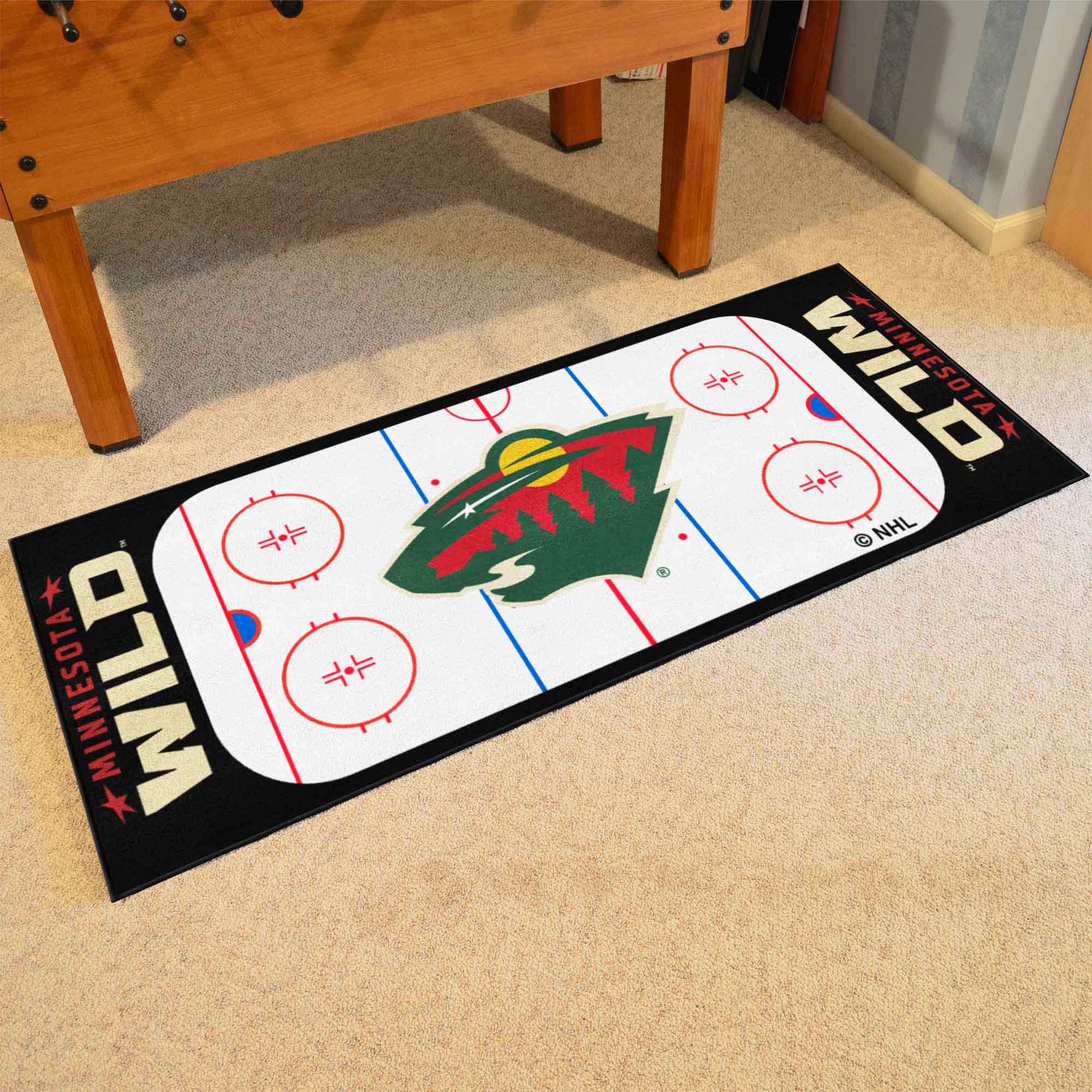 NHL - Minnesota Wild Rink Runner - Sports Gifts, Sports Memorabilia, Sports Collectibles, Fan Shop