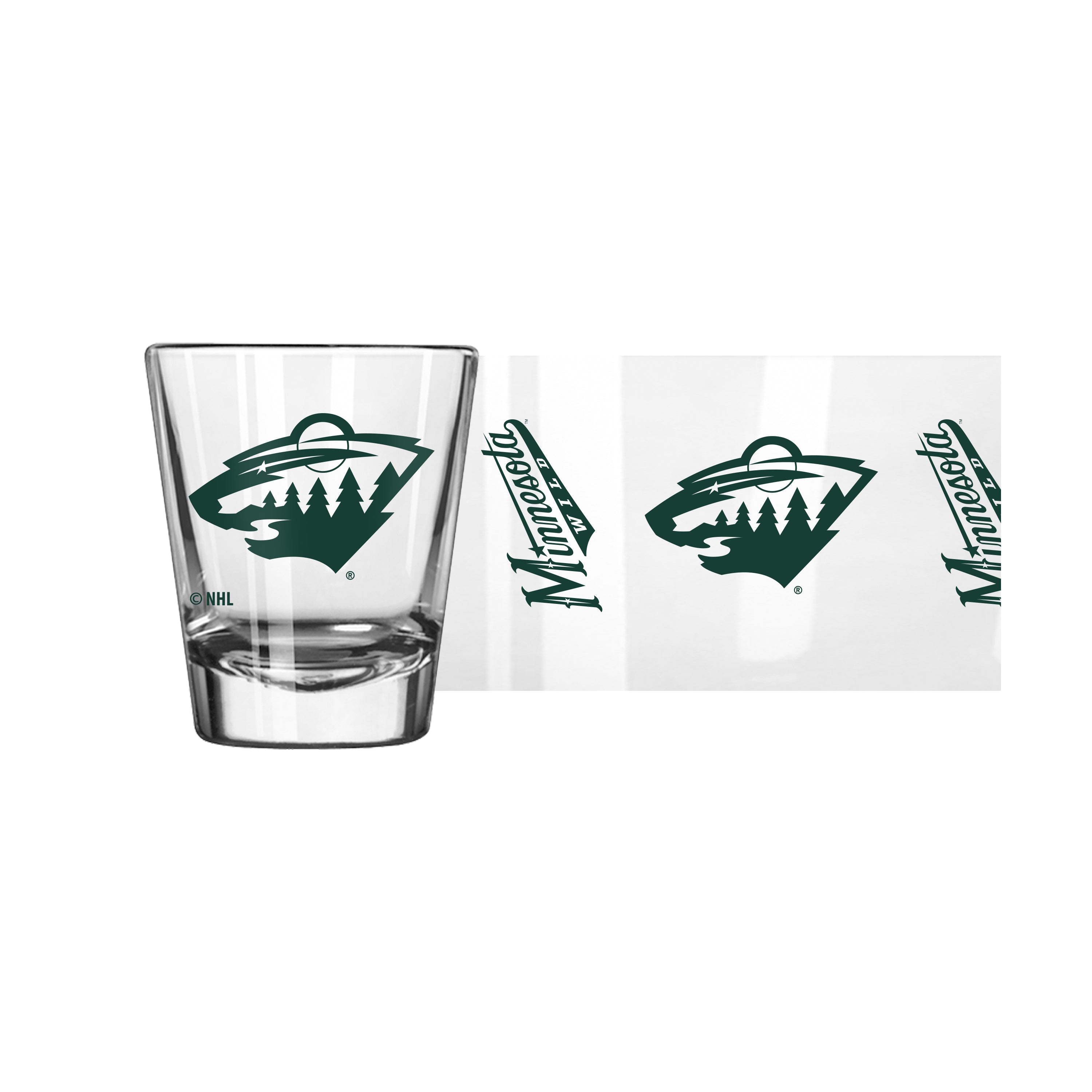 Minnesota Wild 2oz Gameday Shot Glass - Sports Gifts, Sports Memorabilia, Sports Collectibles, Fan Shop