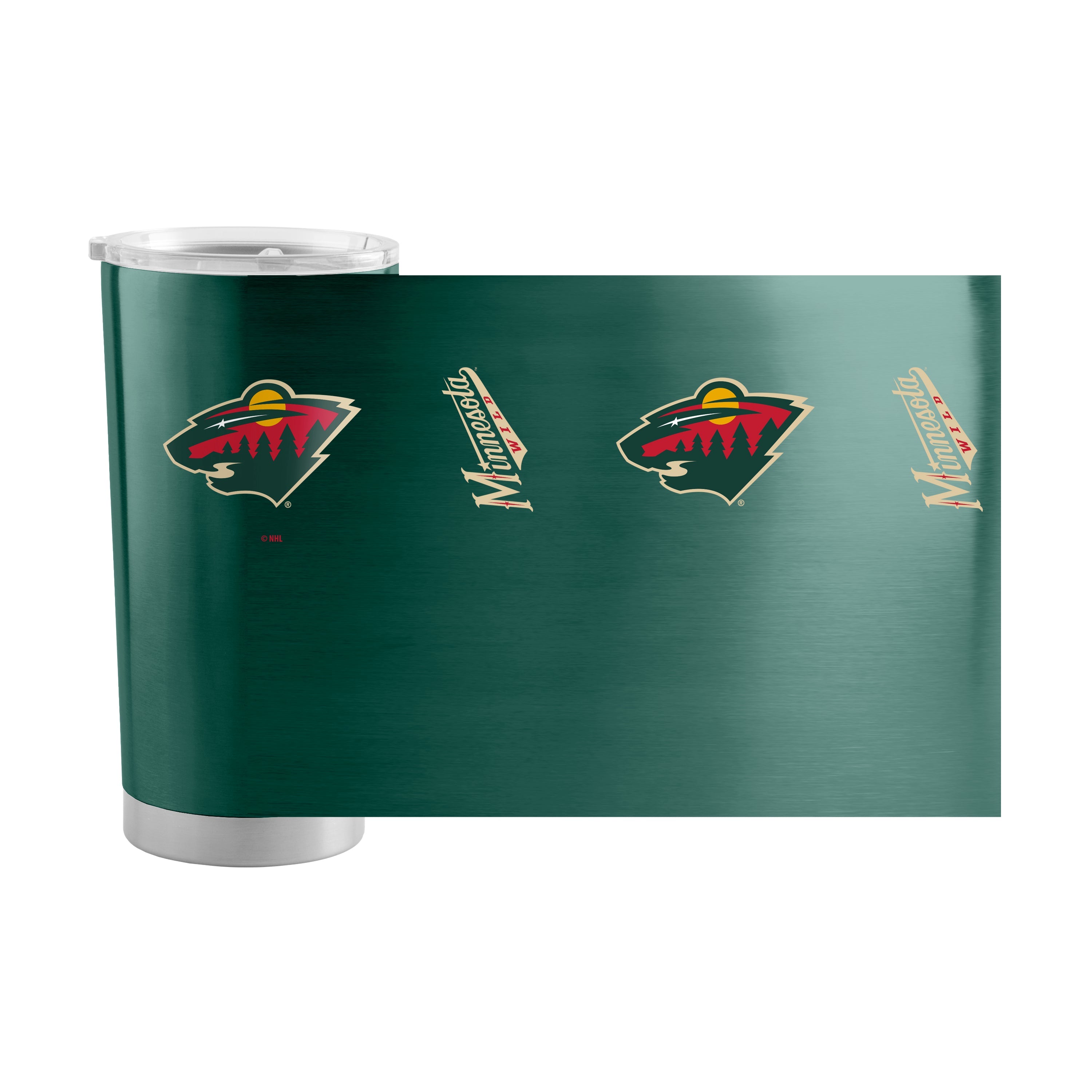 Minnesota Wild 20oz Gameday Stainless Steel Tumbler - Sports Gifts, Sports Memorabilia, Sports Collectibles, Fan Shop