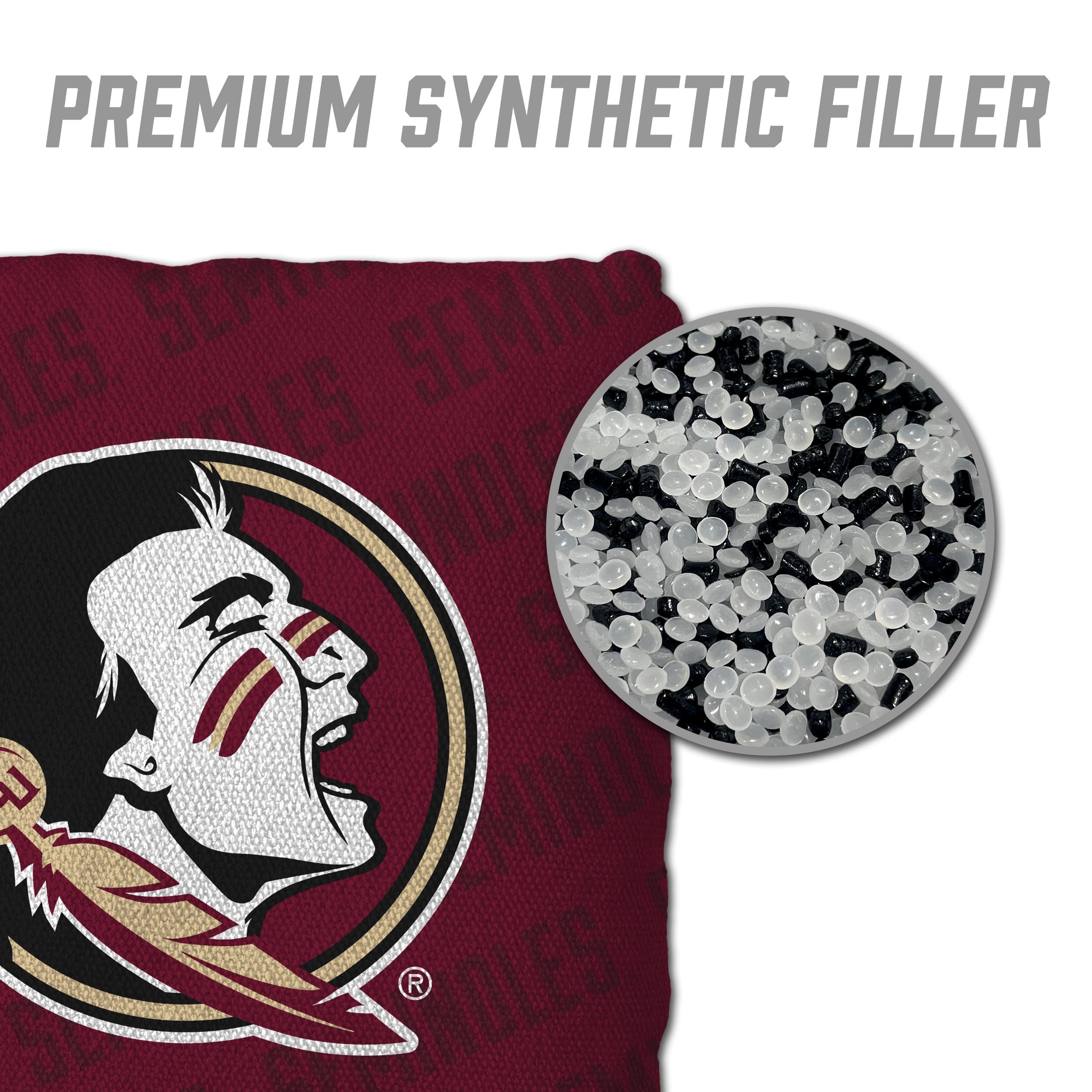 YouTheFan NCAA Florida State Seminoles Cornhole Bags - 4PK - Maroon - Sports Collectibles, Sports Memorabilia, Sports Fan Shop, Sports Gifts
