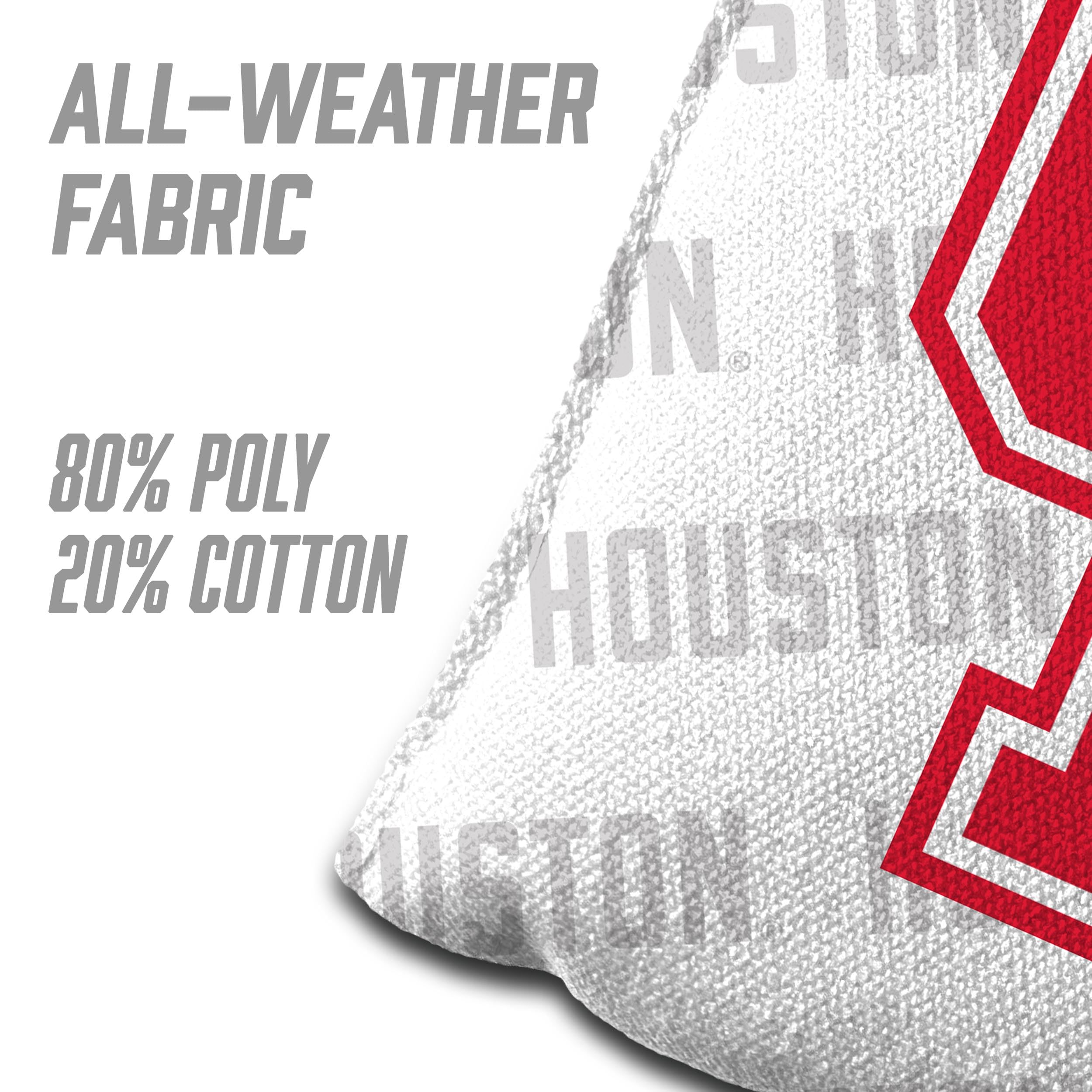YouTheFan NCAA Houston Cougars Cornhole Bags - 4PK - White - Sports Collectibles, Sports Memorabilia, Sports Fan Shop, Sports Gifts