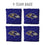 YouTheFan NFL Baltimore Ravens Cornhole Bags - 4PK - Purple - Sports Collectibles, Sports Memorabilia, Sports Fan Shop, Sports Gifts