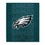 Pegasus Sports NFL Echo Team Wordmark Plush Blanket- Philadelphia Eagles, Team Color, 60x70 - Sports Gifts, Sports Memorabilia, Sports Collectibles, Fan Shop