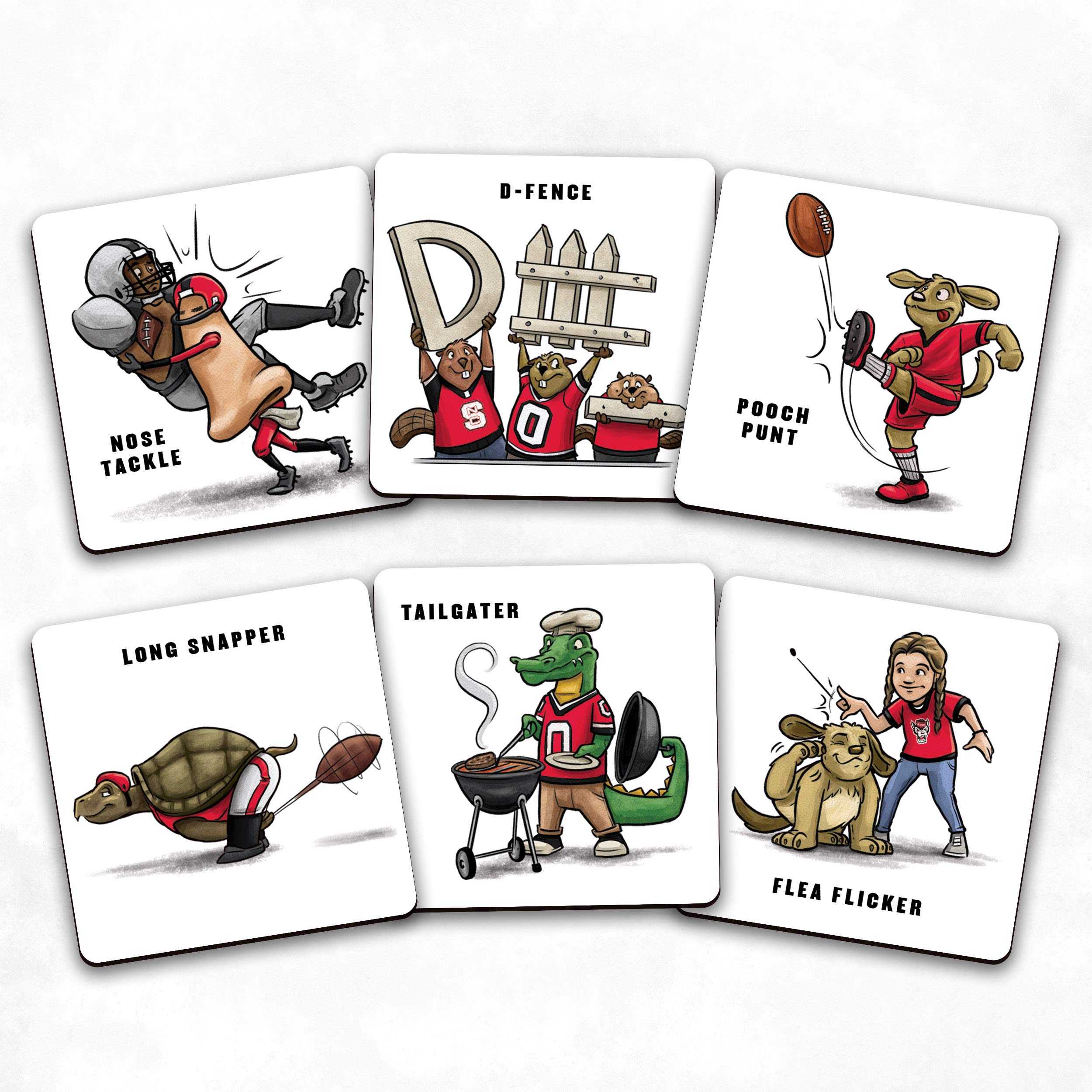 YouTheFan NCAA NC State Wolfpack Licensed Memory Match Game - Sports Collectibles, Sports Memorabilia, Sports Fan Shop, Sports Gifts