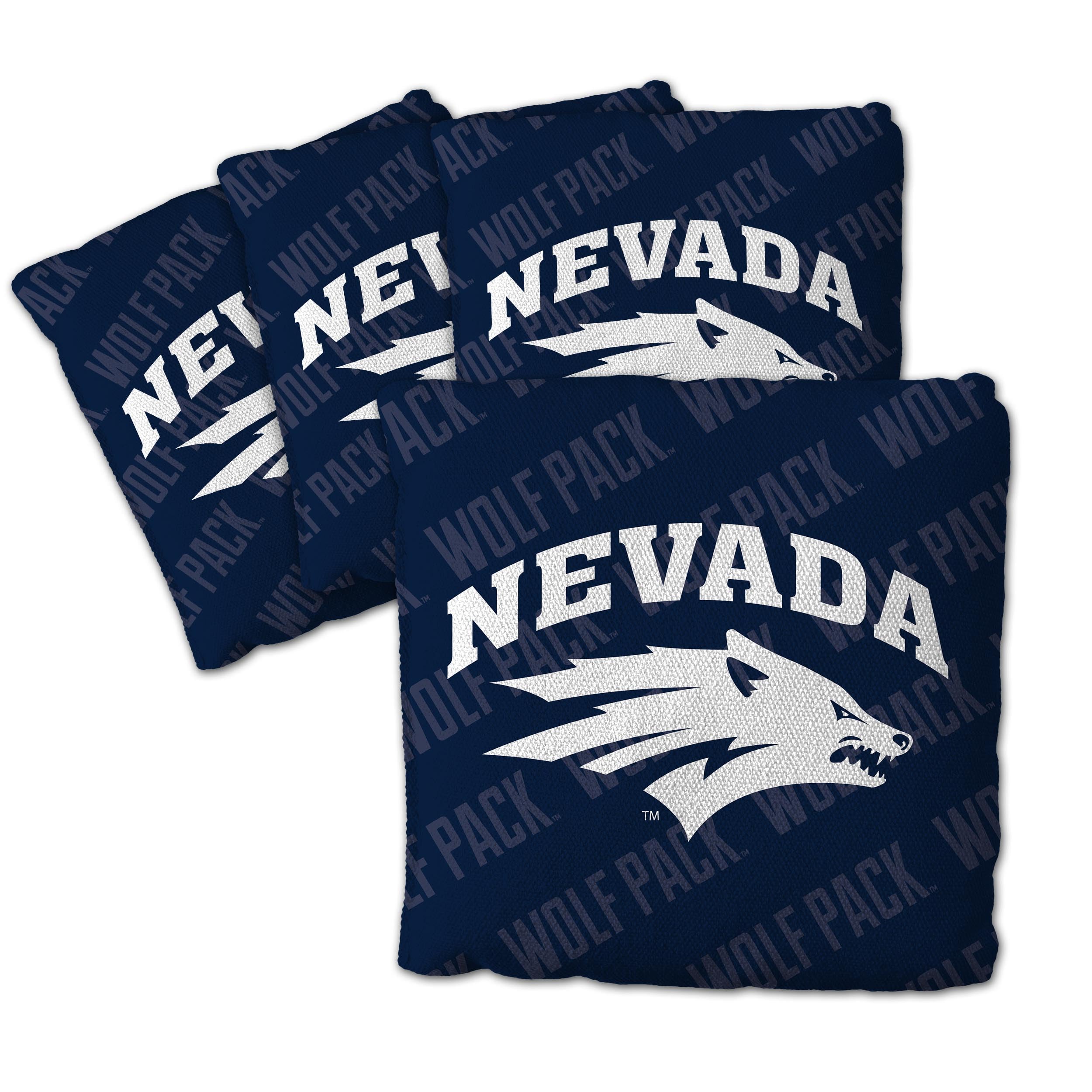 YouTheFan NCAA Nevada Wolf Pack Cornhole Bags - 4PK - Blue - Sports Collectibles, Sports Memorabilia, Sports Fan Shop, Sports Gifts