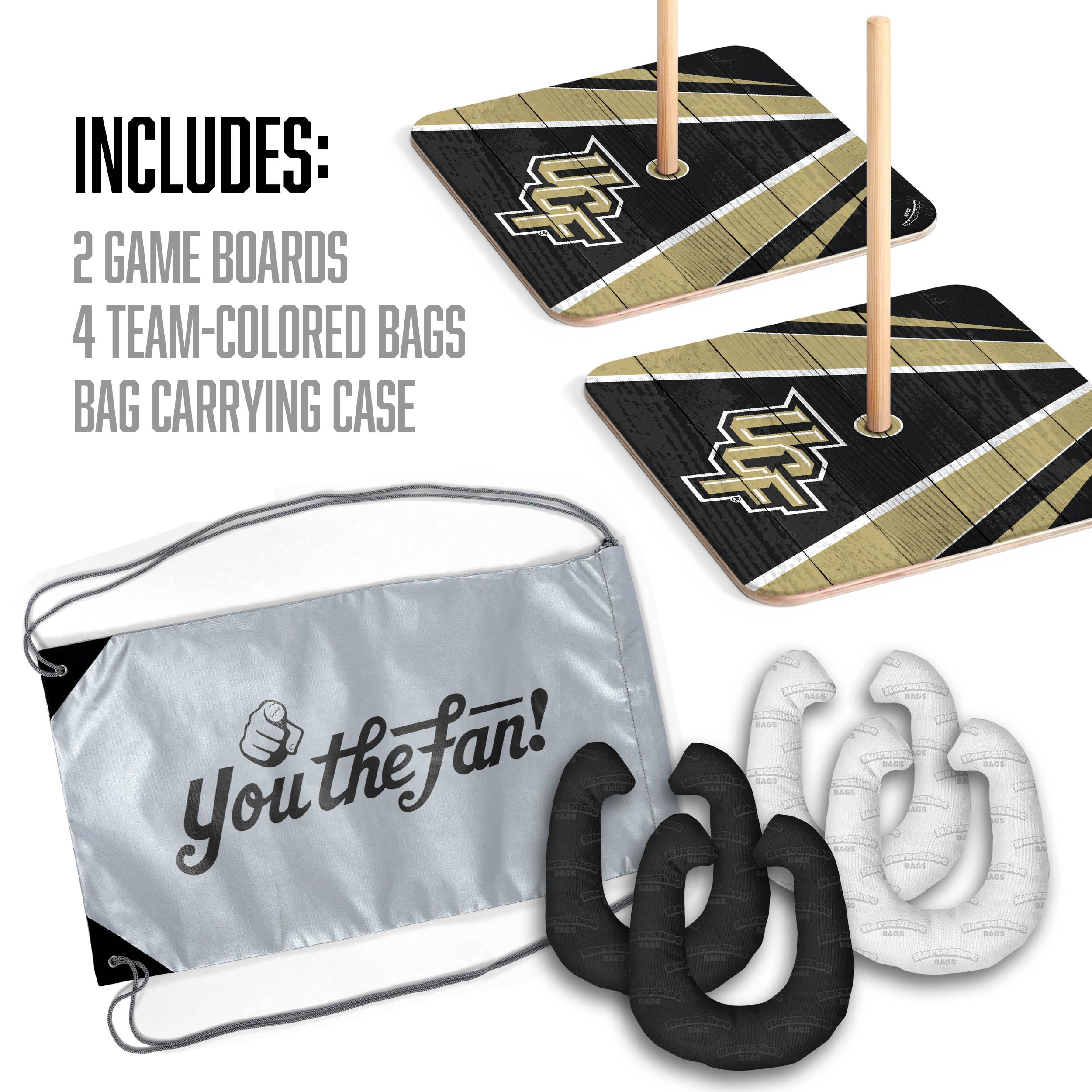 YouTheFan NCAA Central Florida Knights Horseshoe Bags - Sports Collectibles, Sports Memorabilia, Sports Fan Shop, Sports Gifts