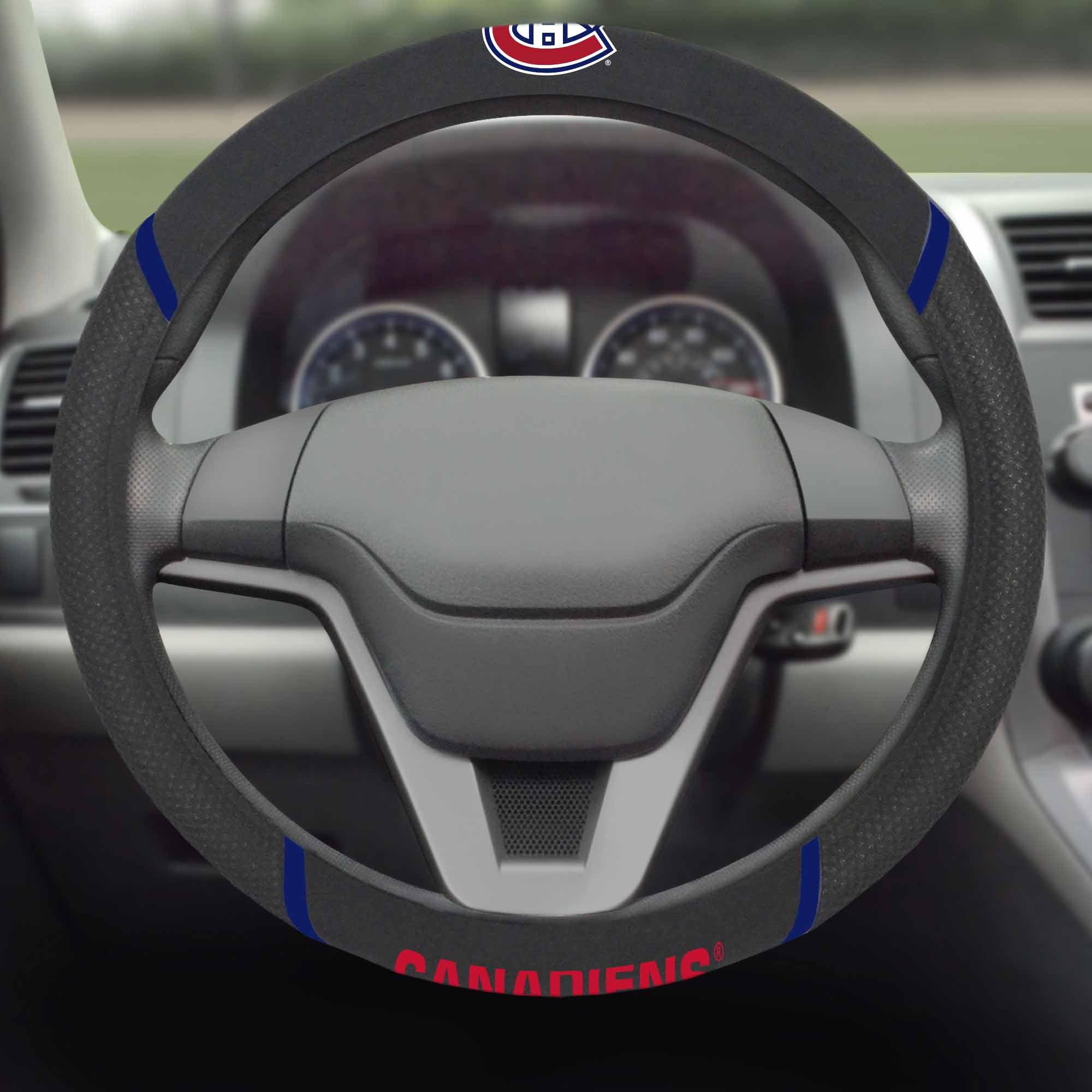 NHL - Montreal Canadiens Steering Wheel Cover - Sports Gifts, Sports Memorabilia, Sports Collectibles, Fan Shop