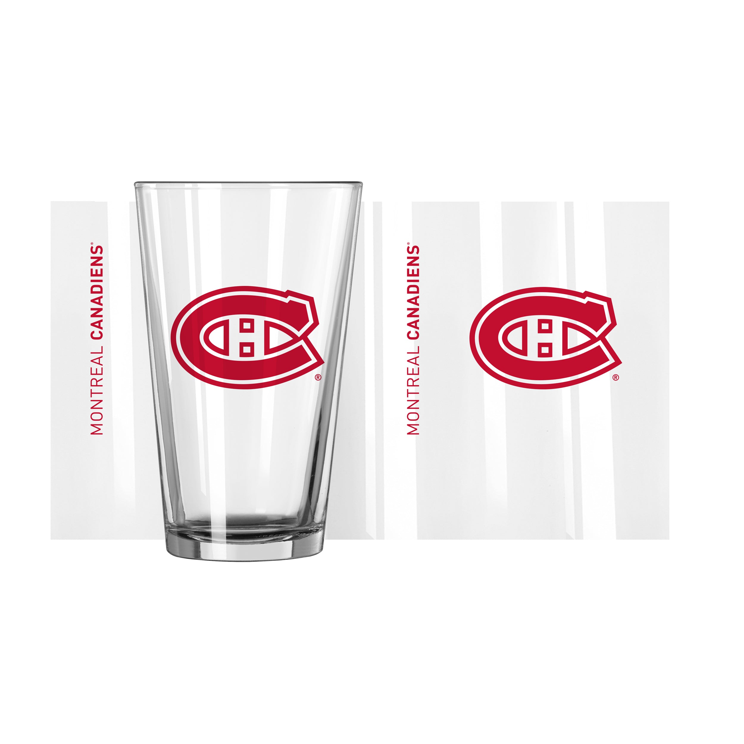 Montreal Canadiens 16oz Gameday Pint Glass - Sports Gifts, Sports Memorabilia, Sports Collectibles, Fan Shop