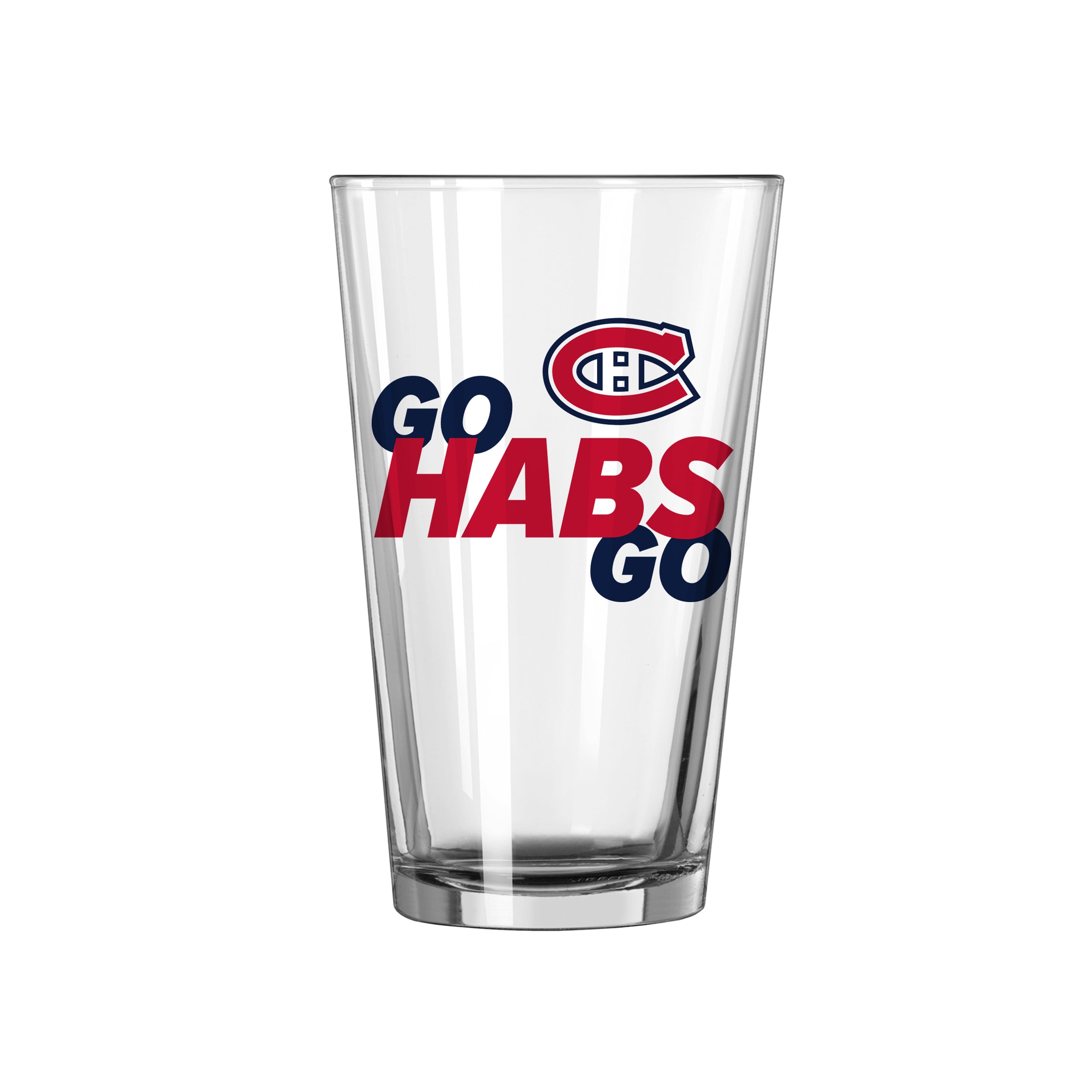 Montreal Canadiens 16oz Slogan Pint Glass