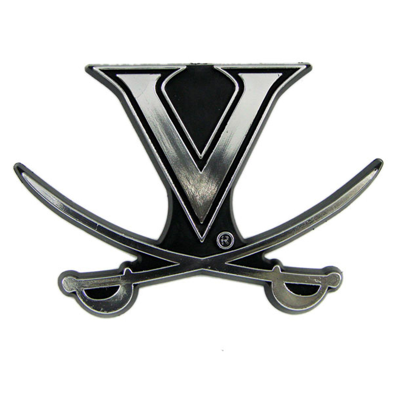 Virginia Cavaliers Auto Emblem - Silver - Special Order - Sports Collectibles, Sports Memorabilia, Sports Fan Shop, Sports Gifts
