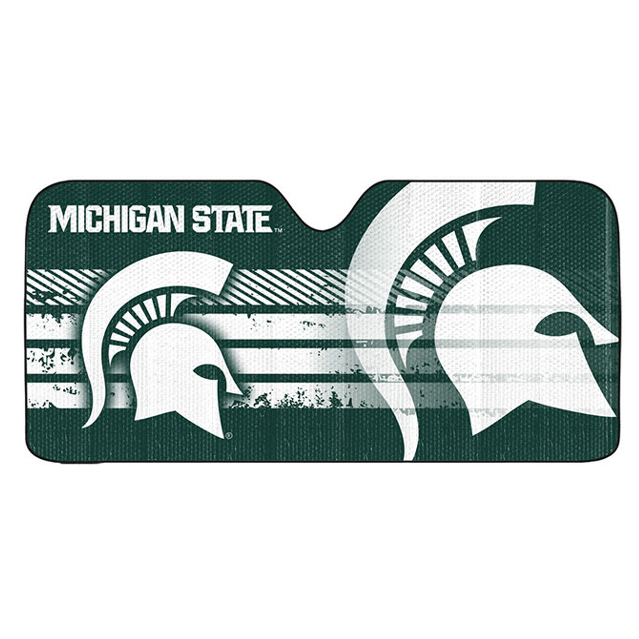 Michigan State Spartans Auto Sun Shade 59x27 - Sports Collectibles, Sports Memorabilia, Sports Fan Shop, Sports Gifts