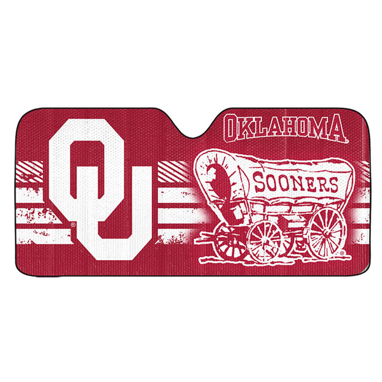 Oklahoma Sooners Auto Sun Shade 59x27 - Sports Collectibles, Sports Memorabilia, Sports Fan Shop, Sports Gifts