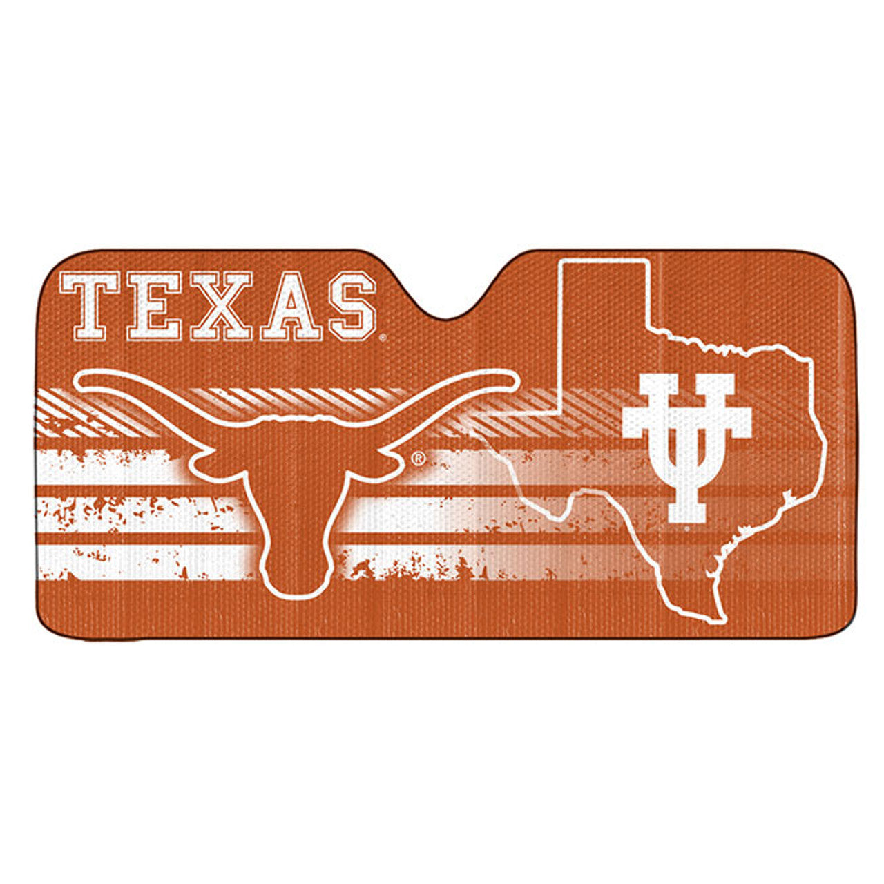 Texas Longhorns Auto Sun Shade 59x27 - Sports Collectibles, Sports Memorabilia, Sports Fan Shop, Sports Gifts