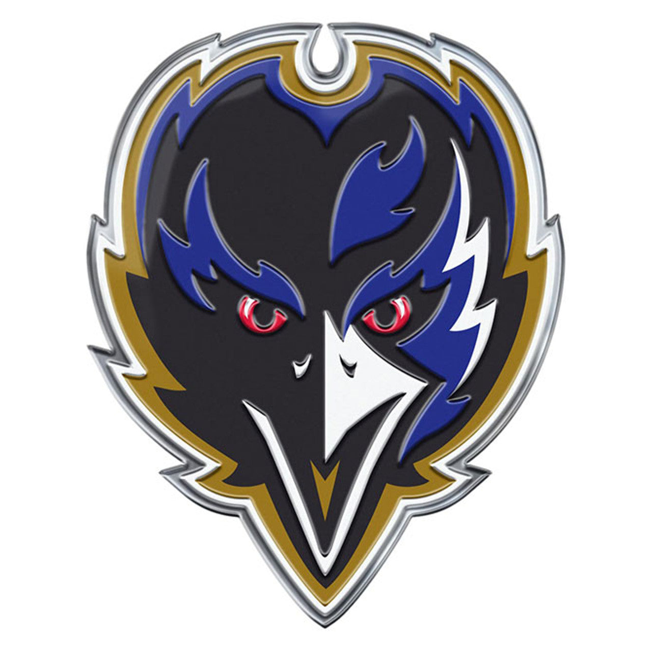 Baltimore Ravens Auto Emblem Color Alternate Logo - Sports Collectibles, Sports Memorabilia, Sports Fan Shop, Sports Gifts