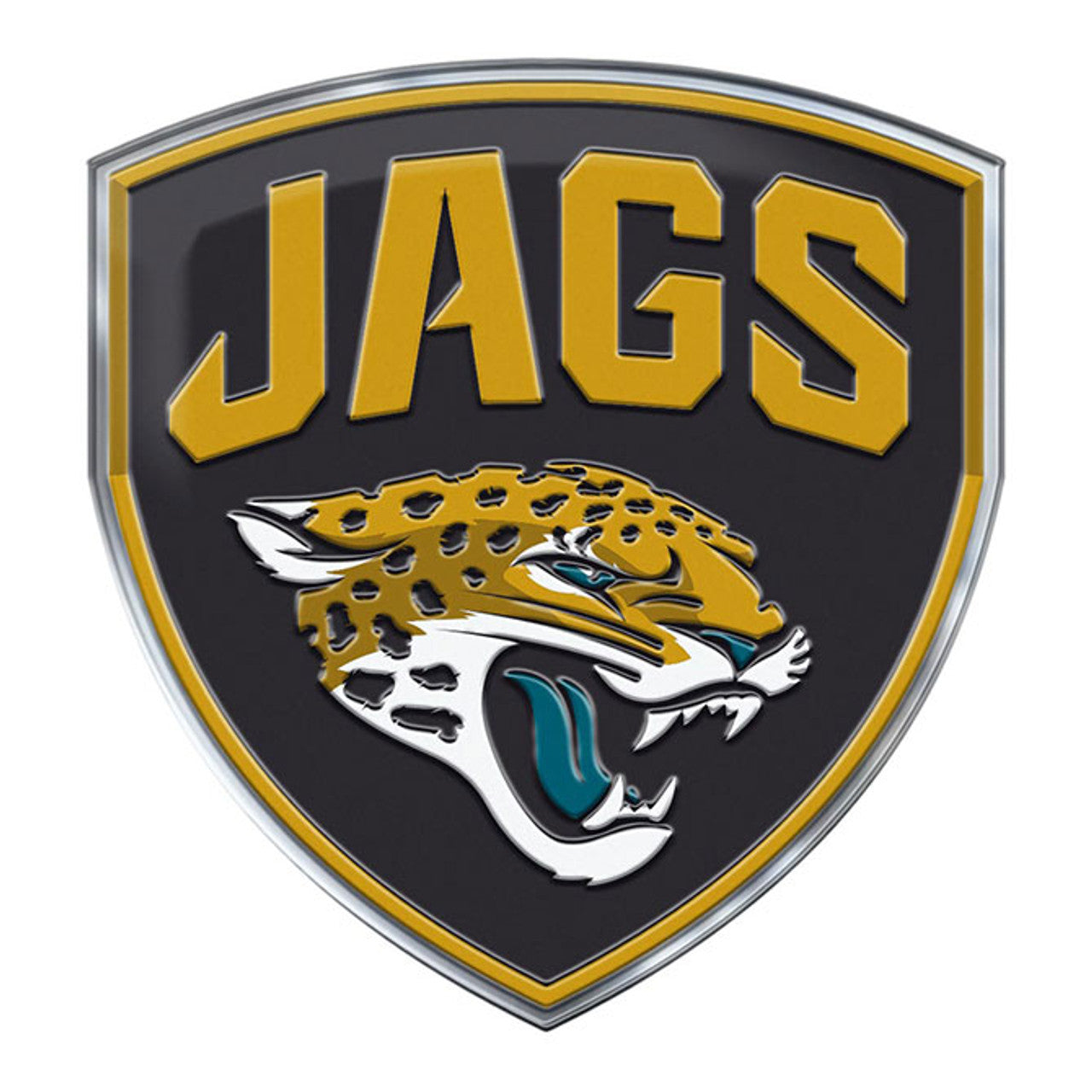 Jacksonville Jaguars Auto Emblem Color Alternate Logo - Sports Collectibles, Sports Memorabilia, Sports Fan Shop, Sports Gifts