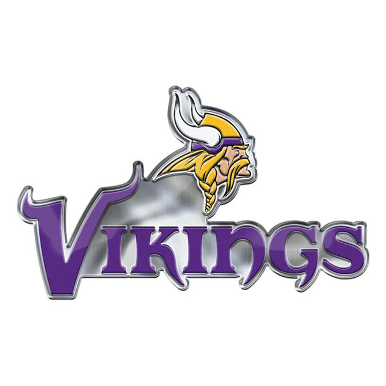 Minnesota Vikings Auto Emblem Color Alternate Logo - Sports Collectibles, Sports Memorabilia, Sports Fan Shop, Sports Gifts