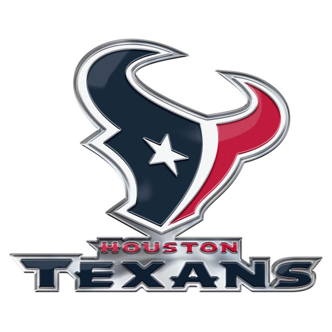 Houston Texans Auto Emblem Color Alternate Logo - Sports Collectibles, Sports Memorabilia, Sports Fan Shop, Sports Gifts