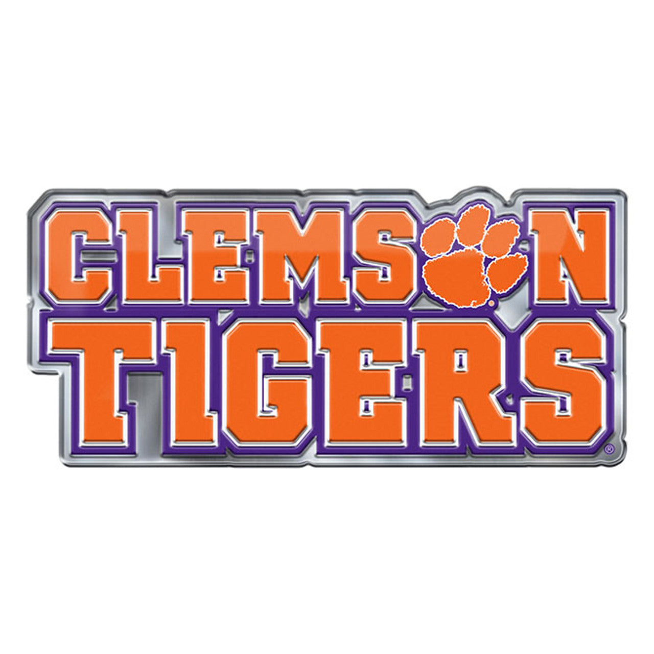 Clemson Tigers Auto Emblem Color Alternate Logo - Sports Collectibles, Sports Memorabilia, Sports Fan Shop, Sports Gifts