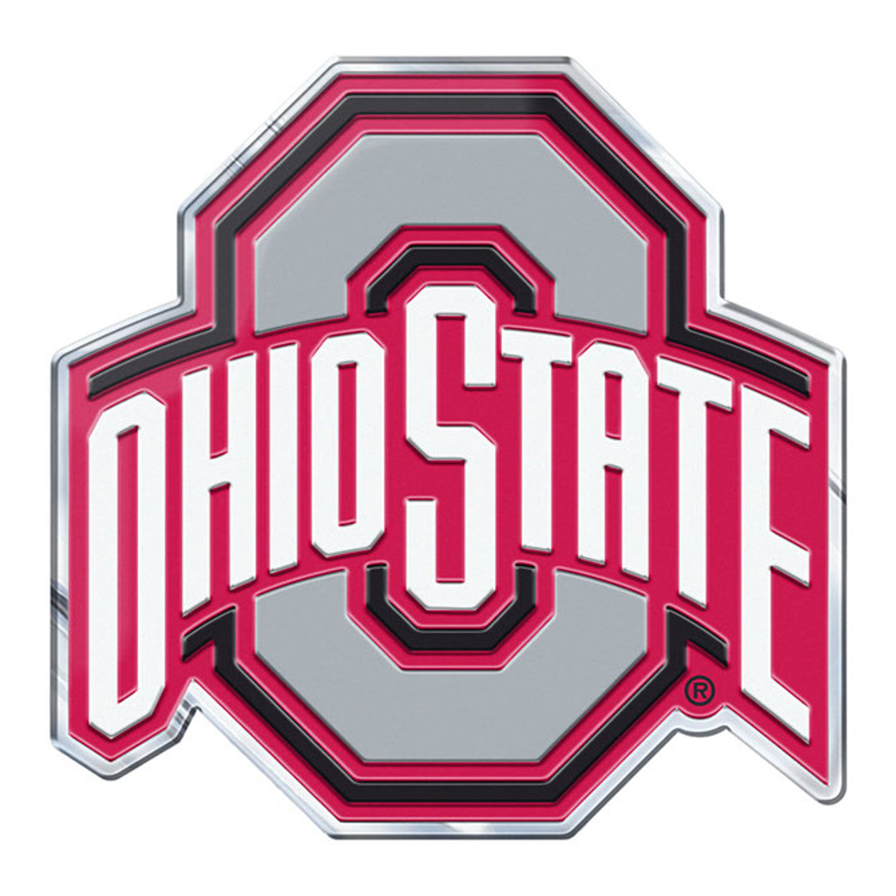 Ohio State Buckeyes Auto Emblem Color Alternate Logo - Sports Collectibles, Sports Memorabilia, Sports Fan Shop, Sports Gifts