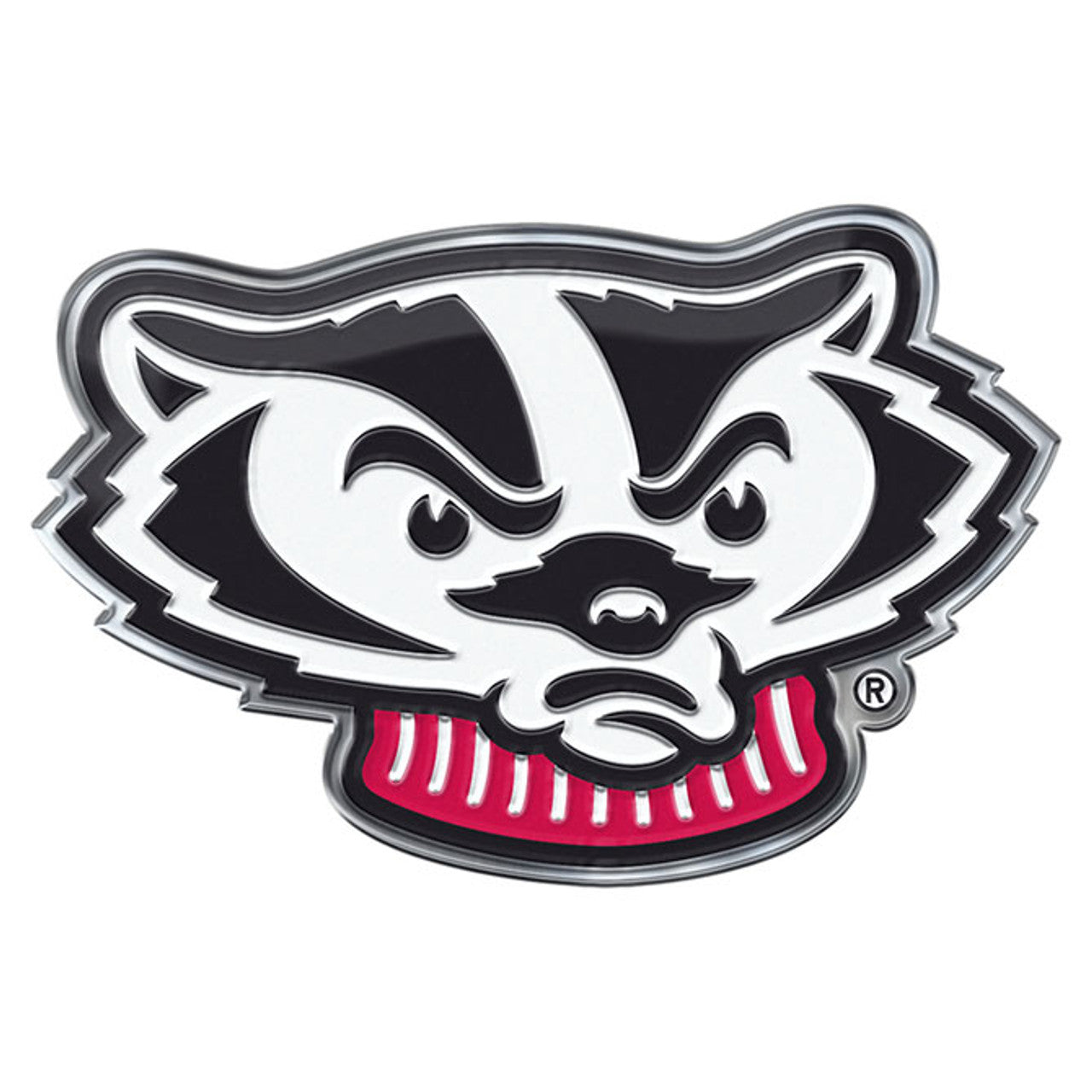 Wisconsin Badgers Auto Emblem Color Alternate Logo - Sports Collectibles, Sports Memorabilia, Sports Fan Shop, Sports Gifts