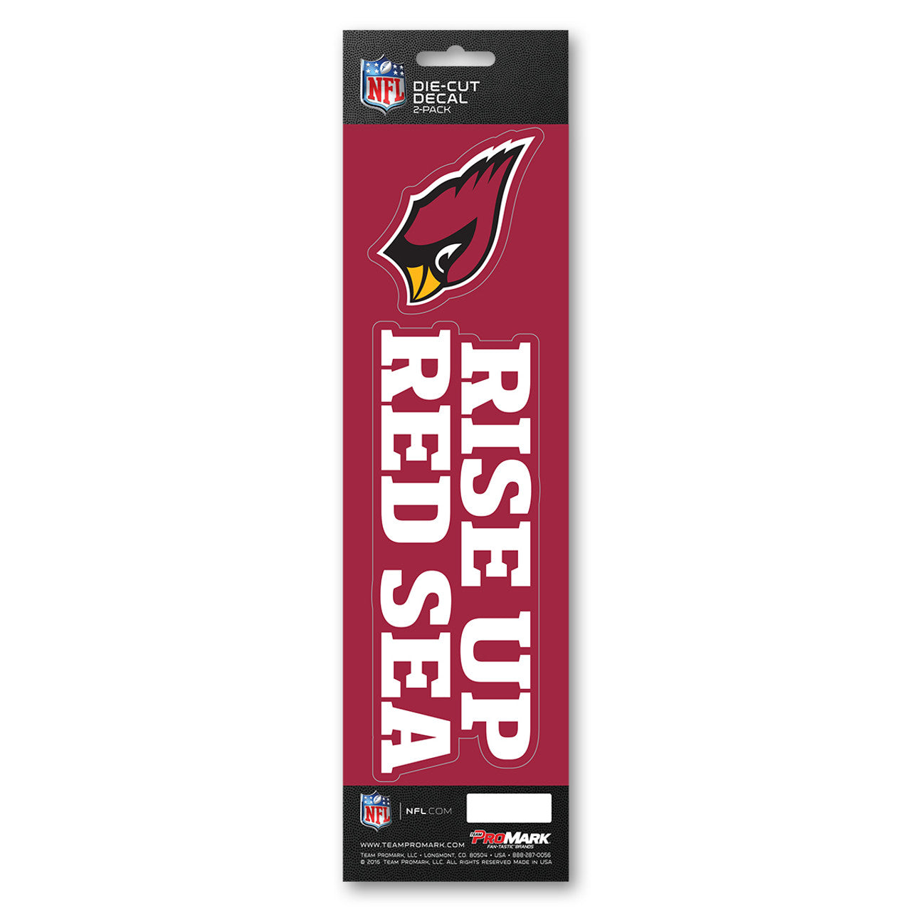 Arizona Cardinals Decal Die Cut Slogan Pack - Sports Collectibles, Sports Memorabilia, Sports Fan Shop, Sports Gifts