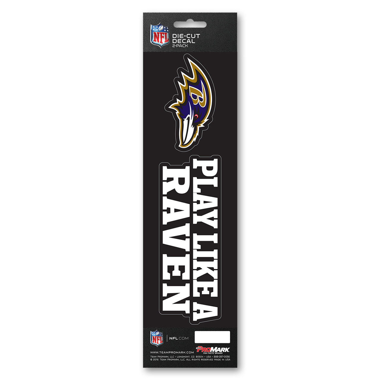 Baltimore Ravens Decal Die Cut Slogan Pack - Sports Collectibles, Sports Memorabilia, Sports Fan Shop, Sports Gifts