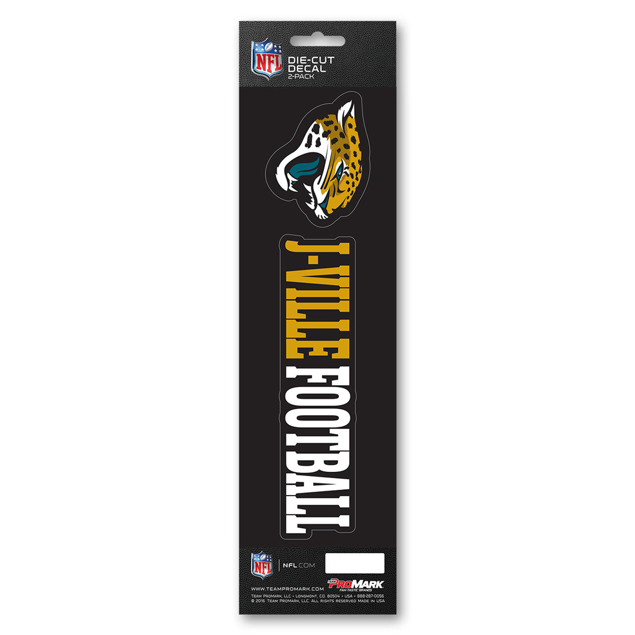 Jacksonville Jaguars Decal Die Cut Slogan Pack - Sports Collectibles, Sports Memorabilia, Sports Fan Shop, Sports Gifts