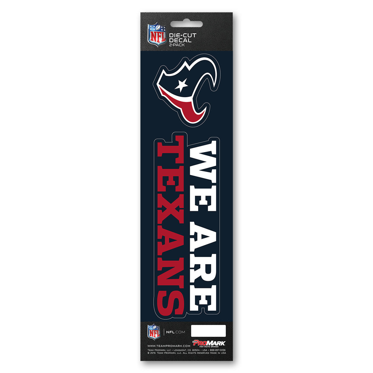Houston Texans Decal Die Cut Slogan Pack - Sports Collectibles, Sports Memorabilia, Sports Fan Shop, Sports Gifts
