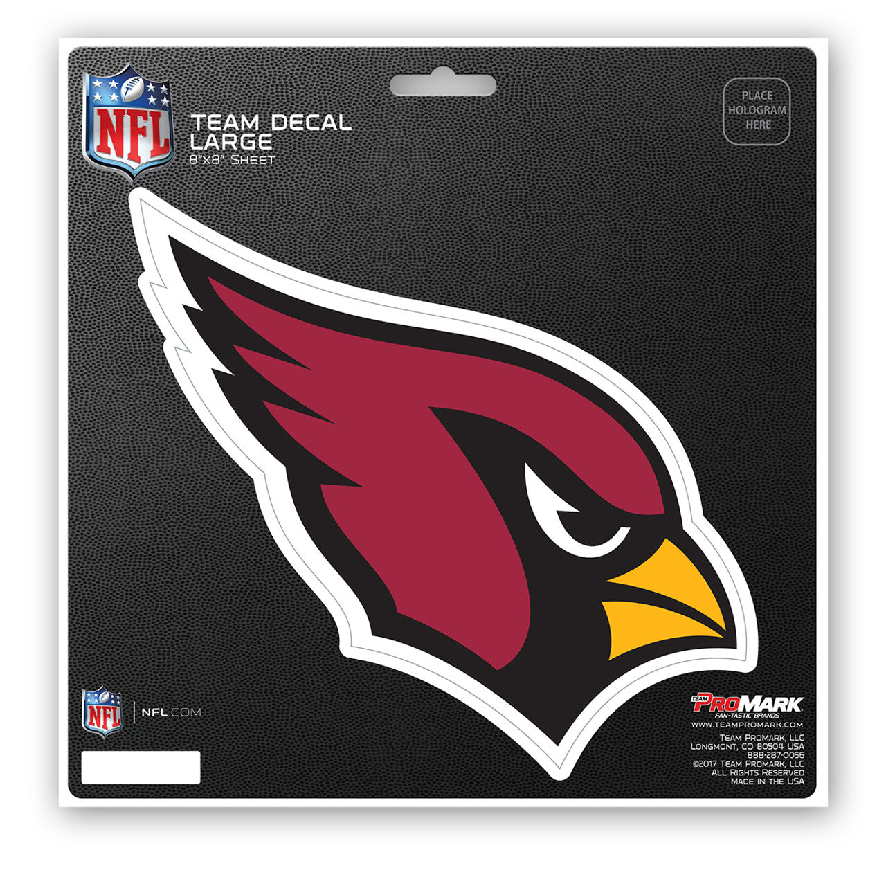 Arizona Cardinals Decal 8x8 Die Cut - Sports Collectibles, Sports Memorabilia, Sports Fan Shop, Sports Gifts