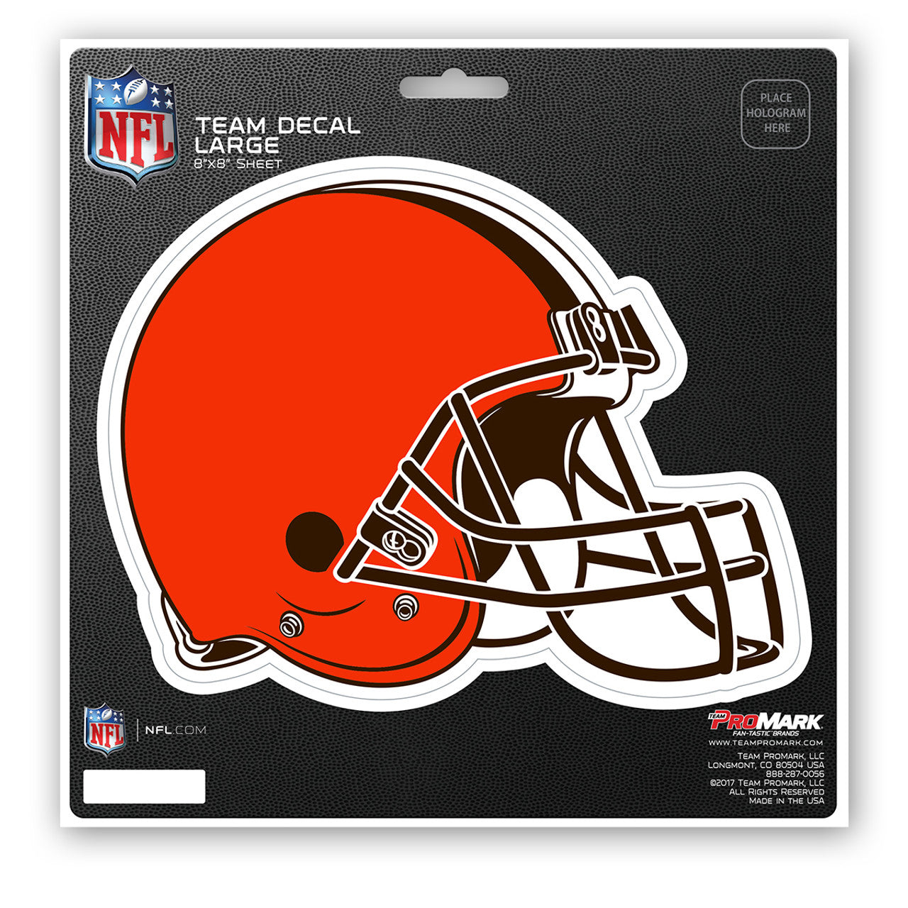 Cleveland Browns Decal 8x8 Die Cut - Sports Collectibles, Sports Memorabilia, Sports Fan Shop, Sports Gifts