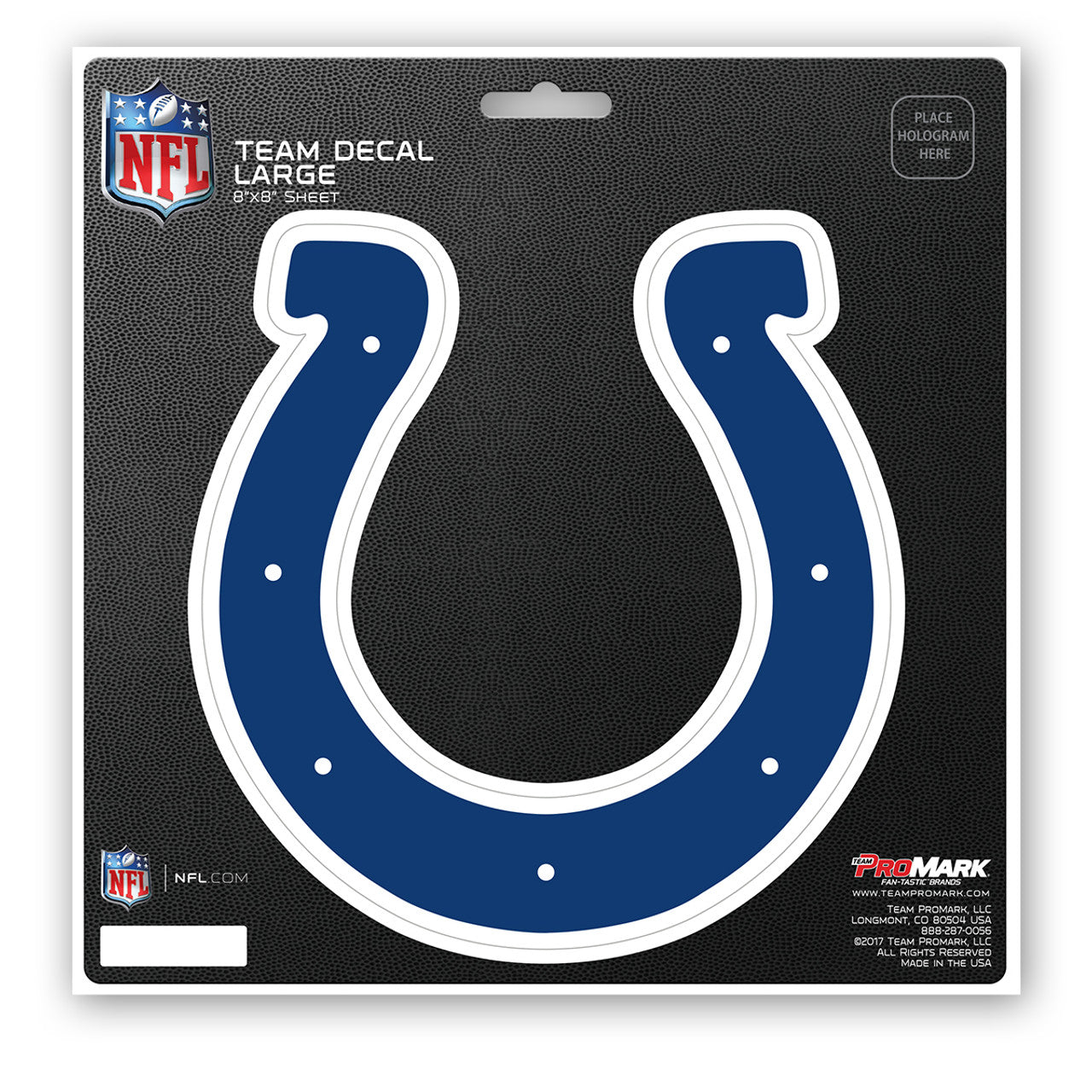 Indianapolis Colts Decal 8x8 Die Cut - Sports Collectibles, Sports Memorabilia, Sports Fan Shop, Sports Gifts