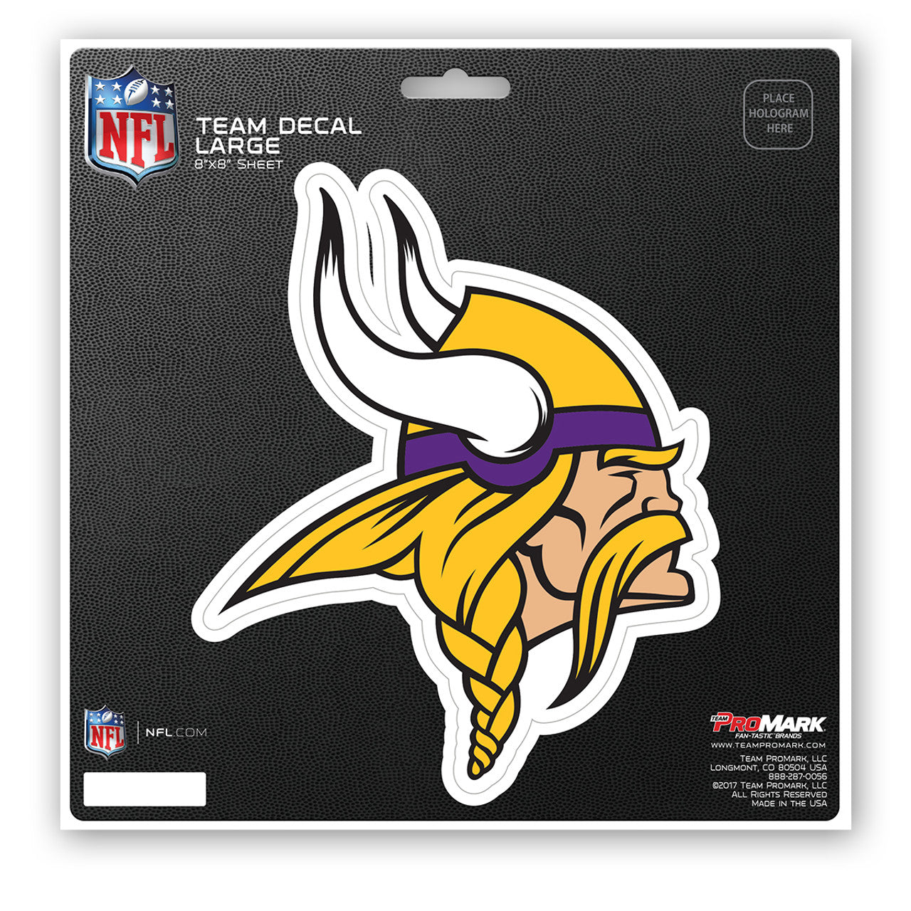 Minnesota Vikings Decal 8x8 Die Cut - Sports Collectibles, Sports Memorabilia, Sports Fan Shop, Sports Gifts